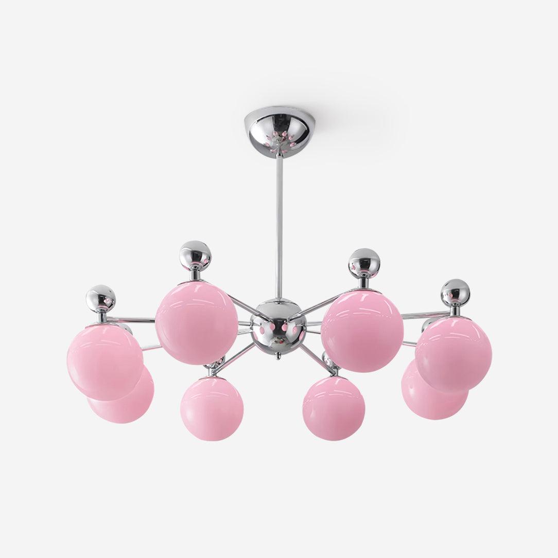 Dori Lustre Disposition de Globes en Verre Rose - Neutralighting
