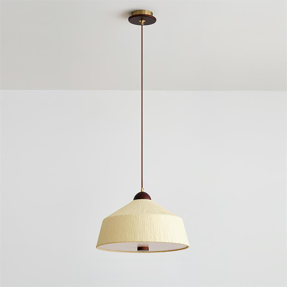 Doria Lampe Suspension Papier de Riz Texturé - Neutralighting