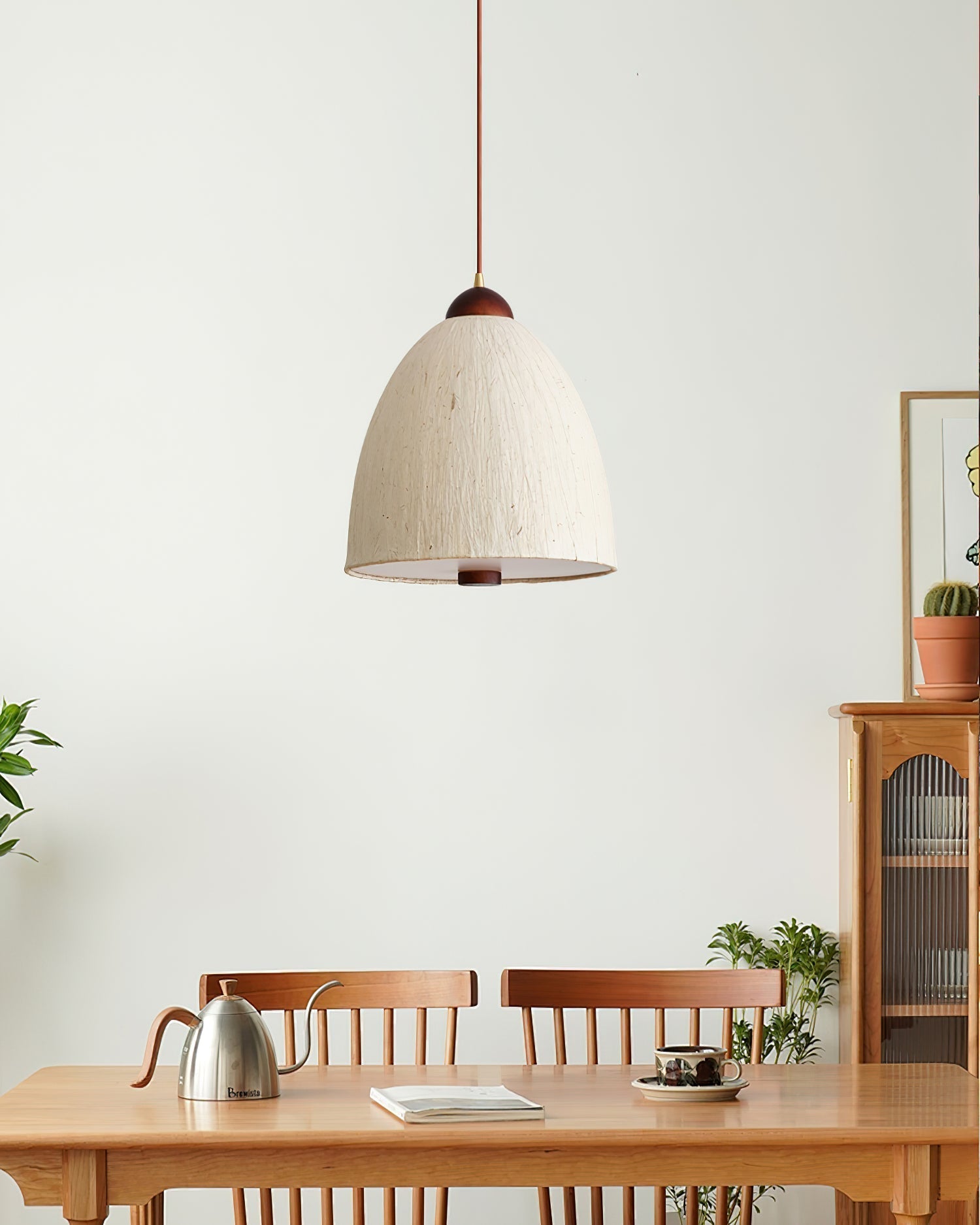 Doria Lampe Suspension Papier de Riz Texturé - Neutralighting