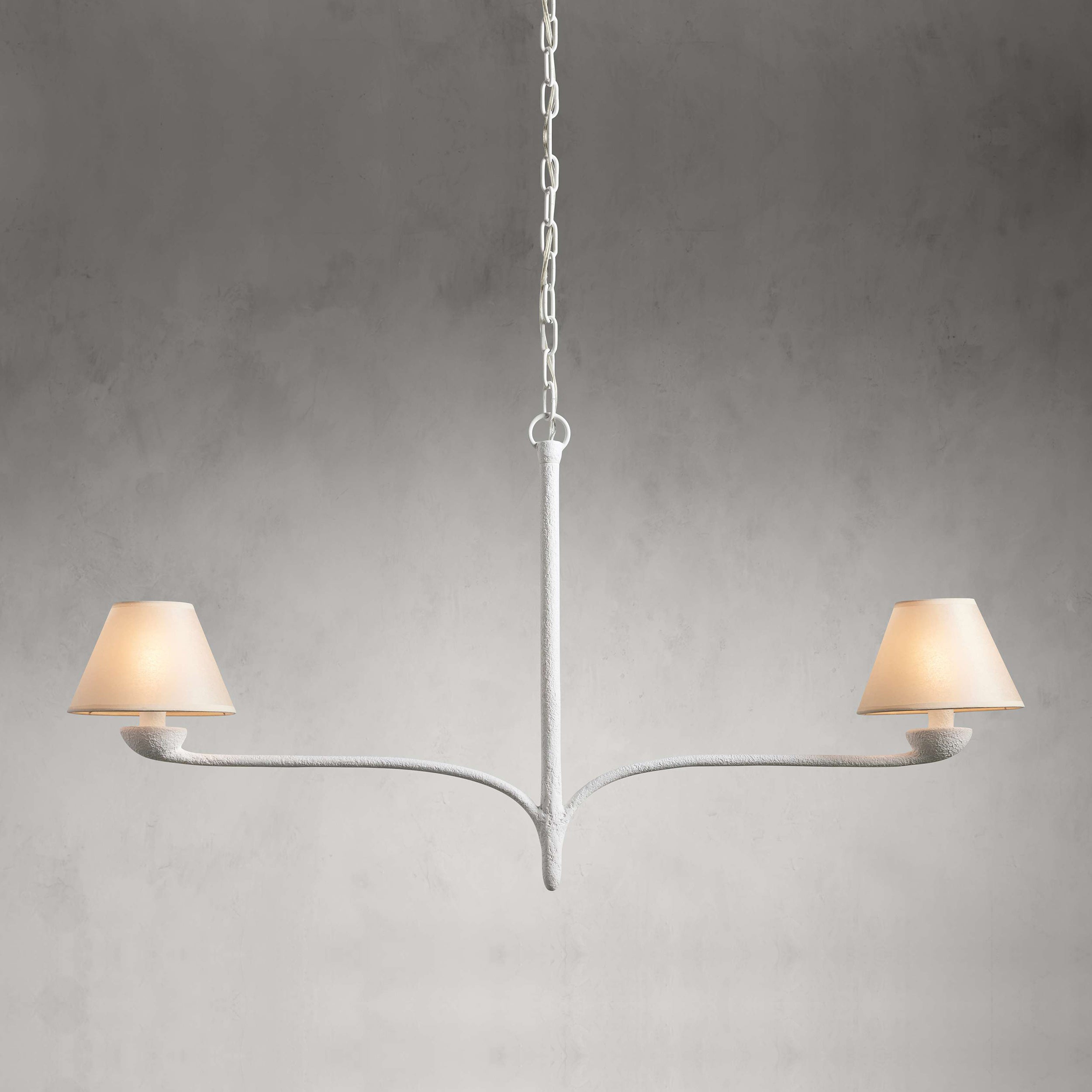Upturn Chandelier Résine Tissu Élégance Salon - Neutralighting