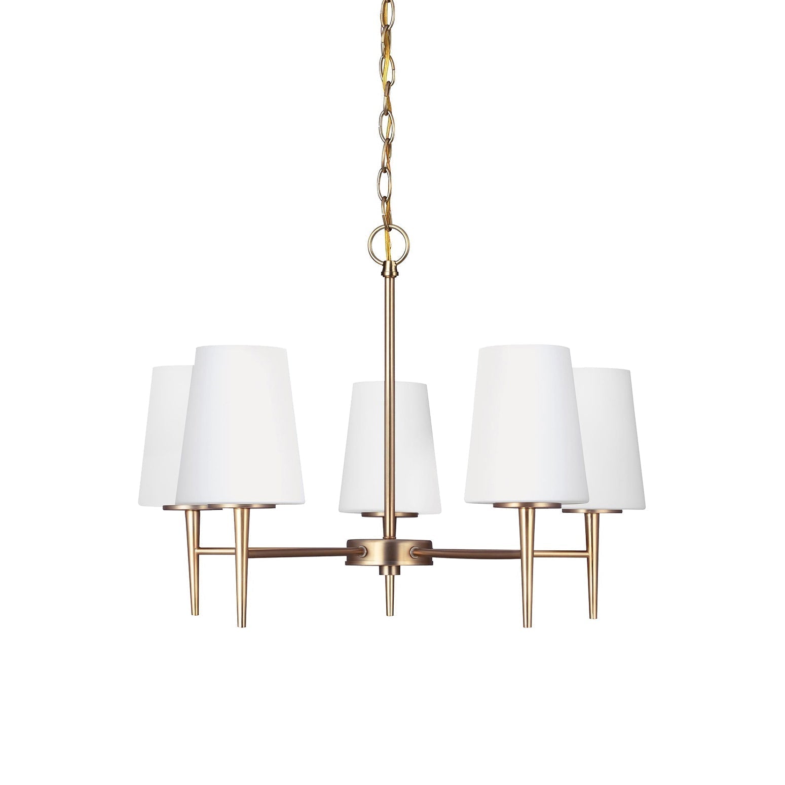 Gaze Chandelier Laiton Verre Élégance Vintage Salon - Neutralighting