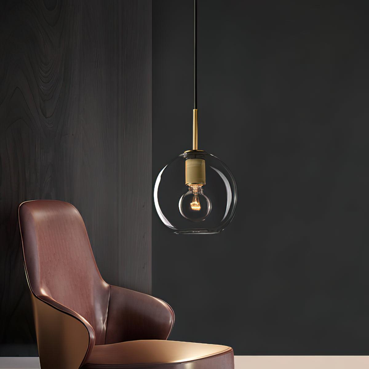Lyran Suspension minimaliste en laiton pour salle à manger ou cuisine - Neutralighting