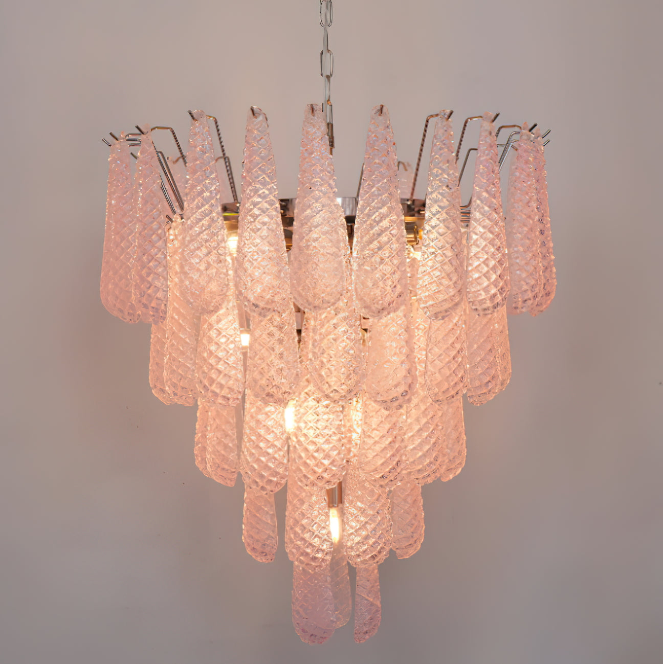 Inset Lustre Goutte Murano Métal Verre Premium - Neutralighting