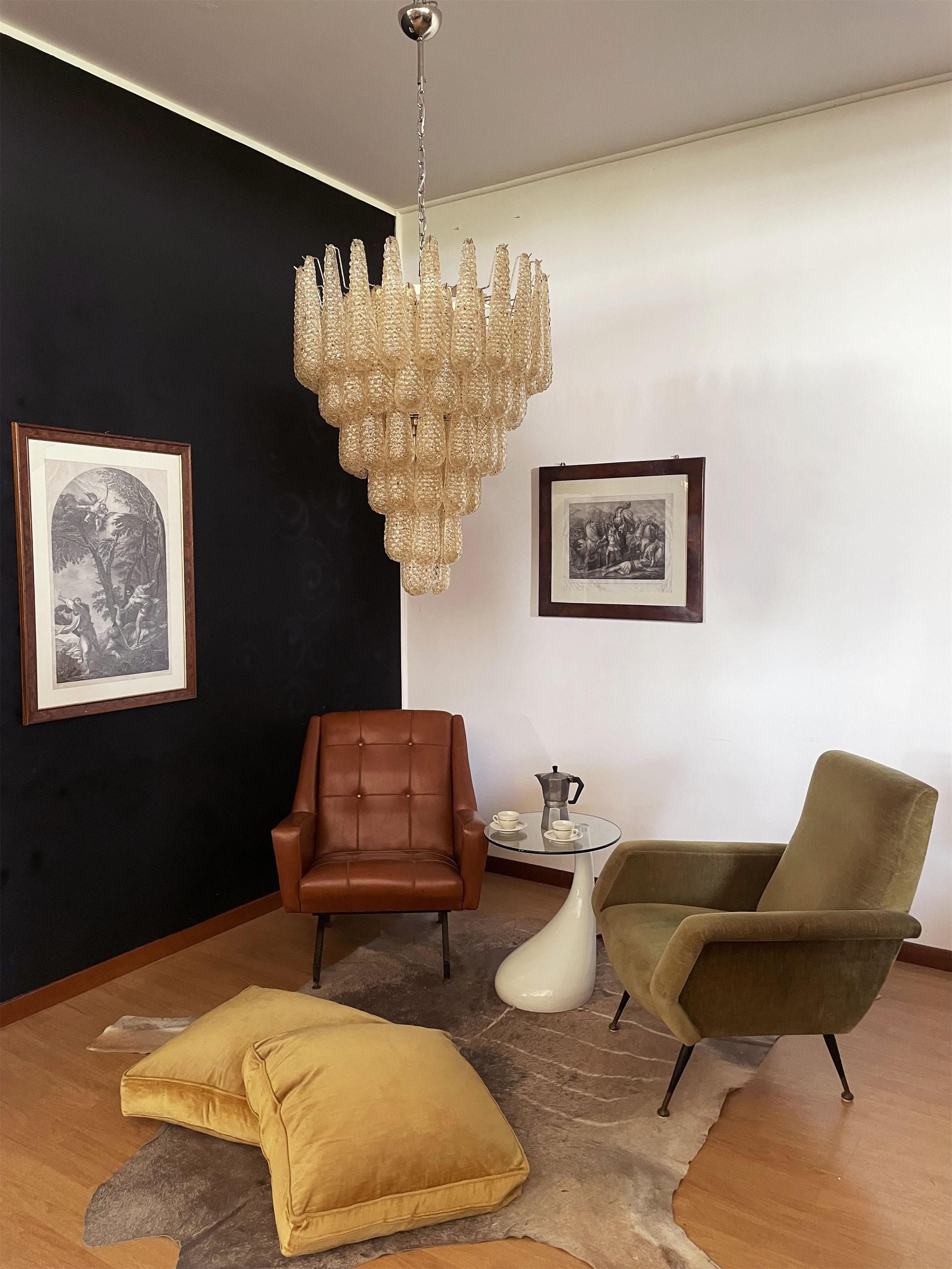 Inset Lustre Goutte Murano Métal Verre Premium - Neutralighting