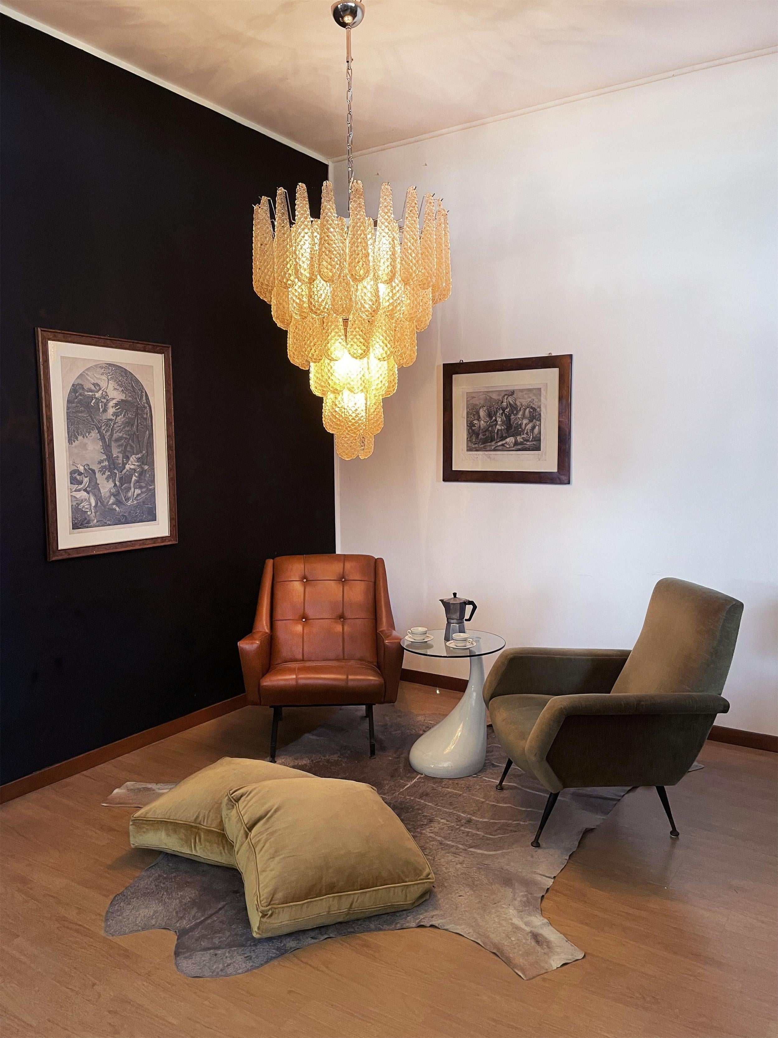 Inset Lustre Goutte Murano Métal Verre Premium - Neutralighting