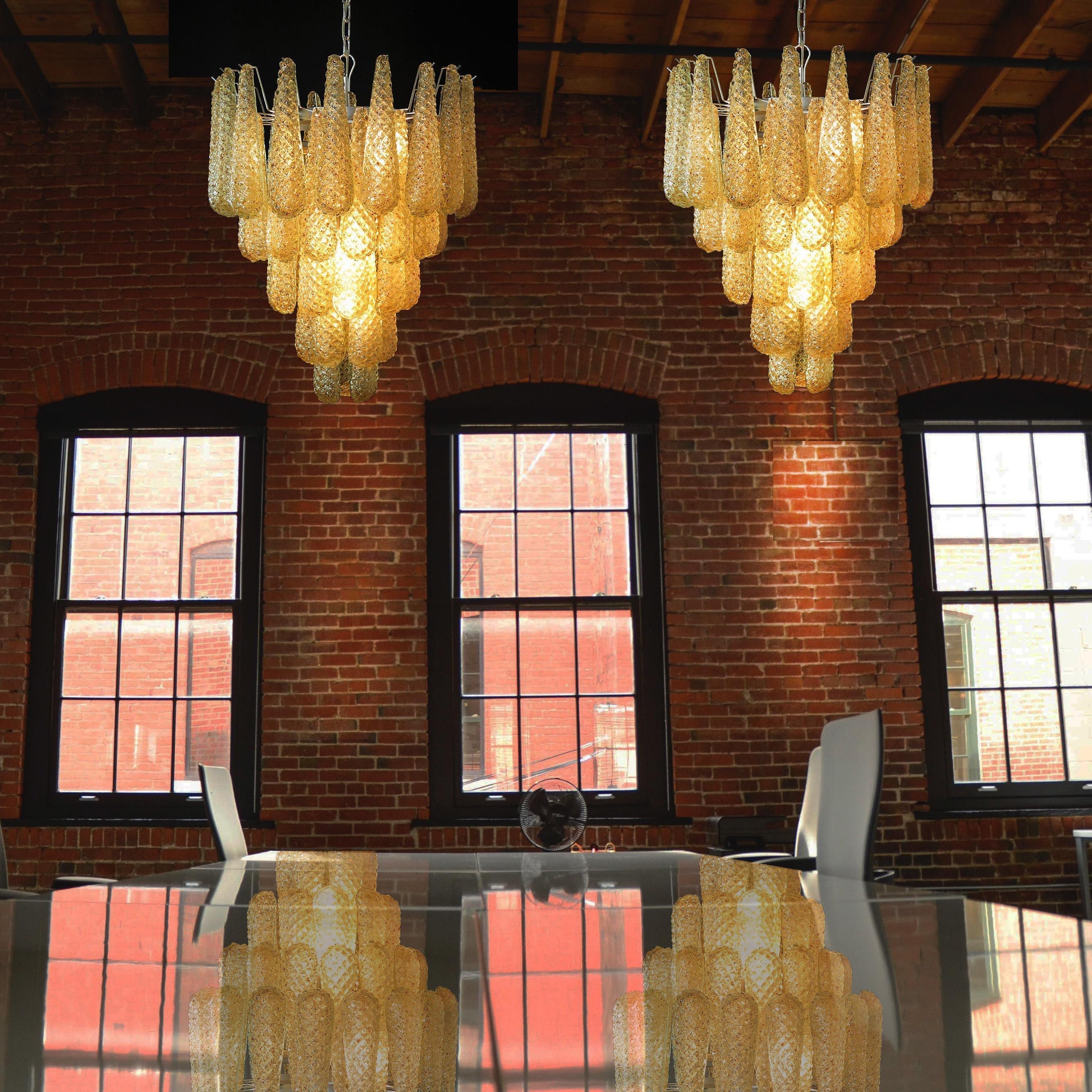 Inset Lustre Goutte Murano Métal Verre Premium - Neutralighting
