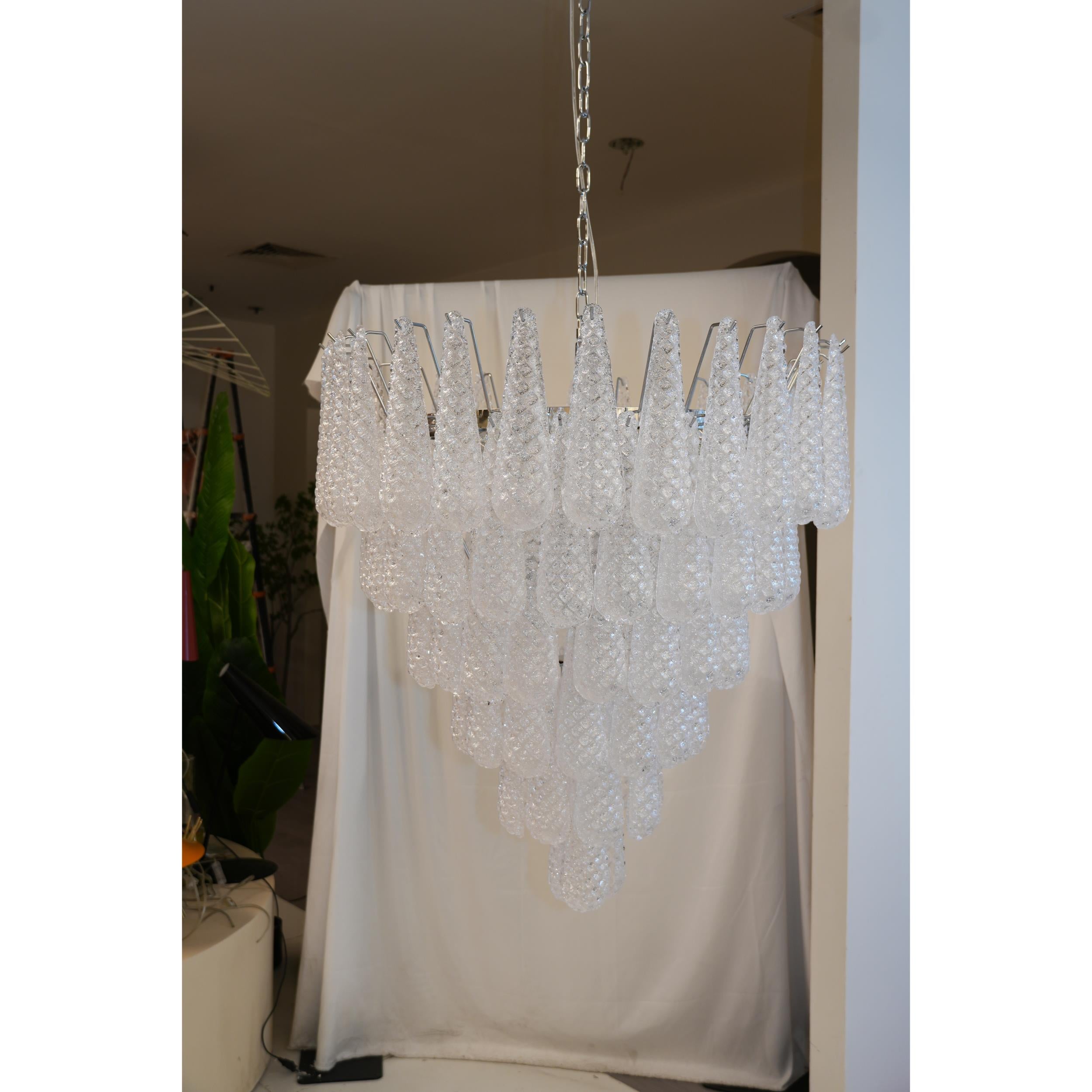 Inset Lustre Goutte Murano Métal Verre Premium - Neutralighting