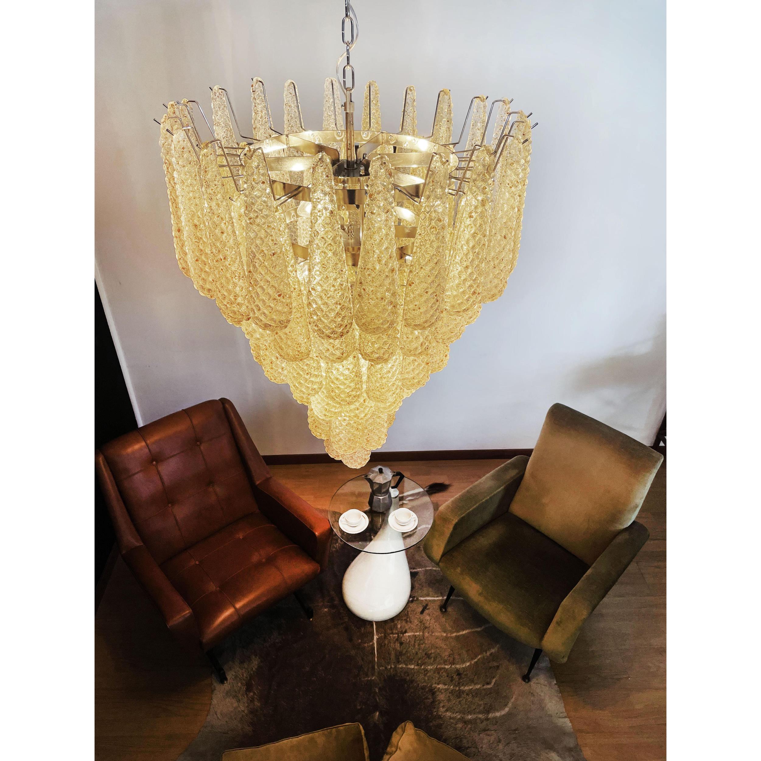 Inset Lustre Goutte Murano Métal Verre Premium - Neutralighting