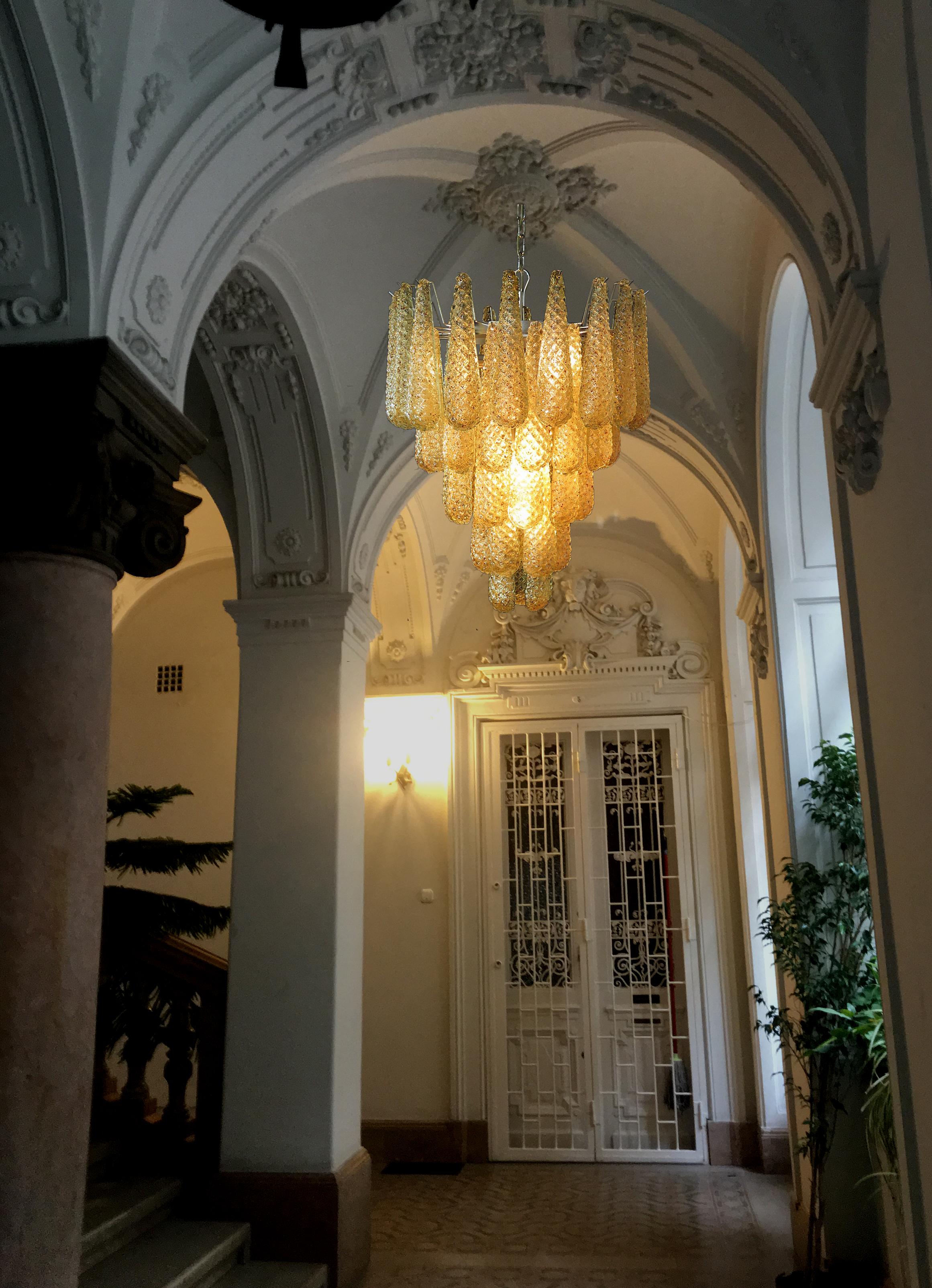 Inset Lustre Goutte Murano Métal Verre Premium - Neutralighting