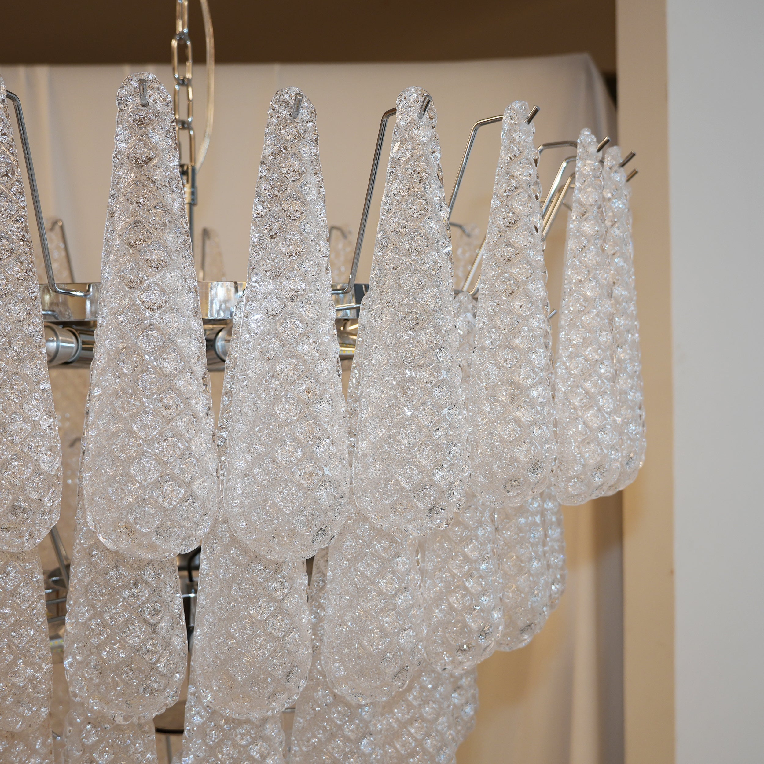 Inset Lustre Goutte Murano Métal Verre Premium - Neutralighting