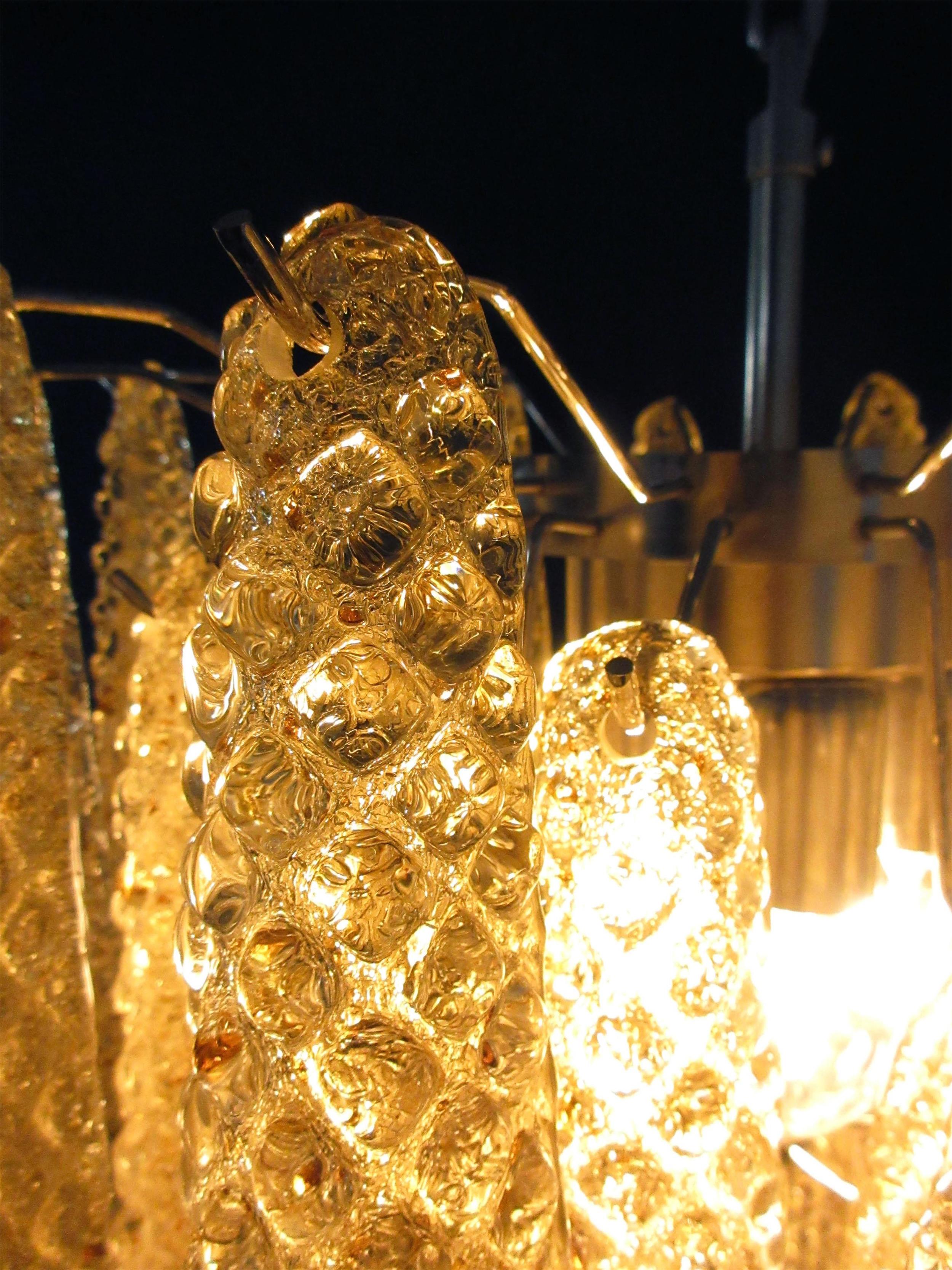 Inset Lustre Goutte Murano Métal Verre Premium - Neutralighting
