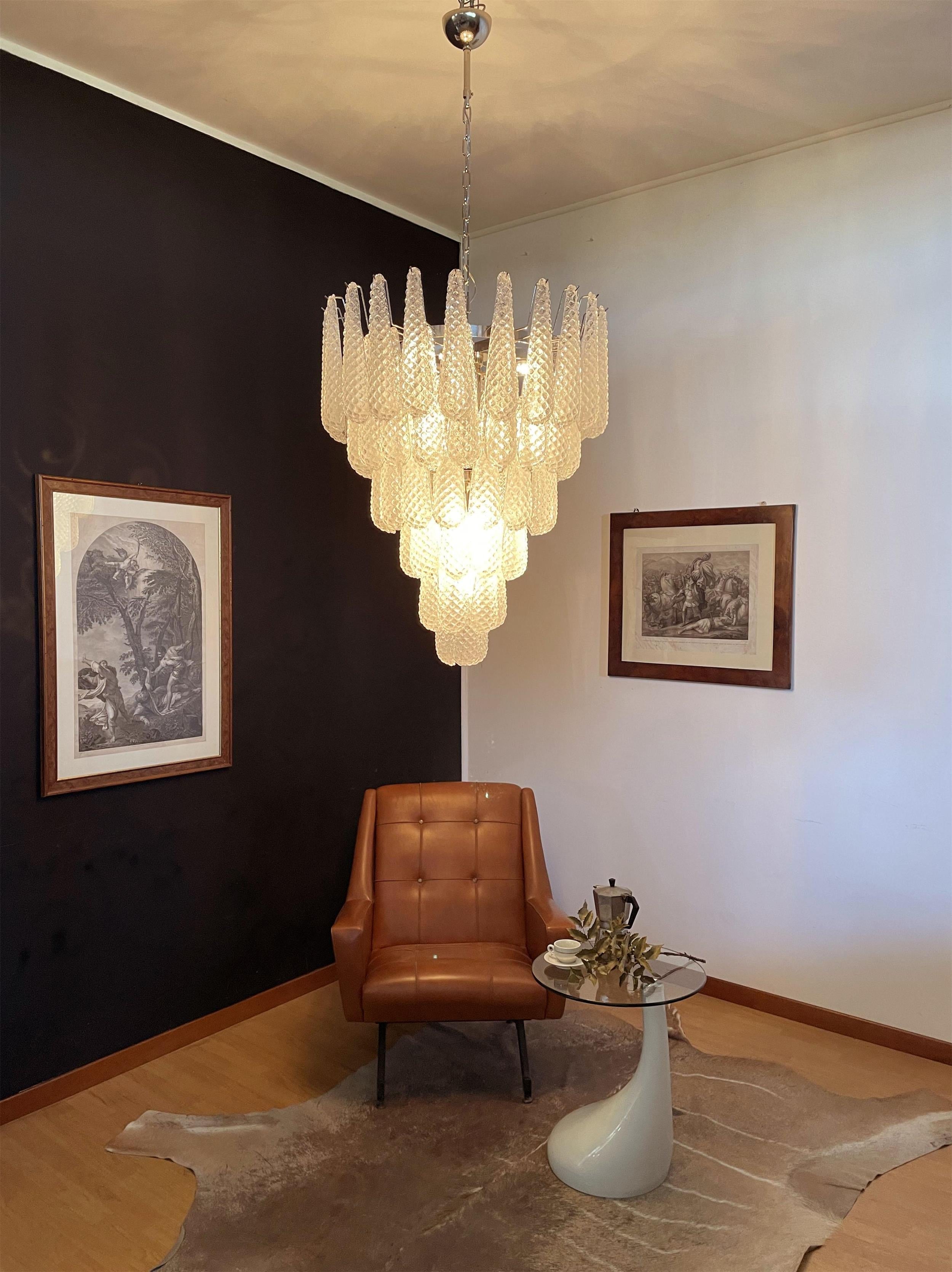 Inset Lustre Goutte Murano Métal Verre Premium - Neutralighting