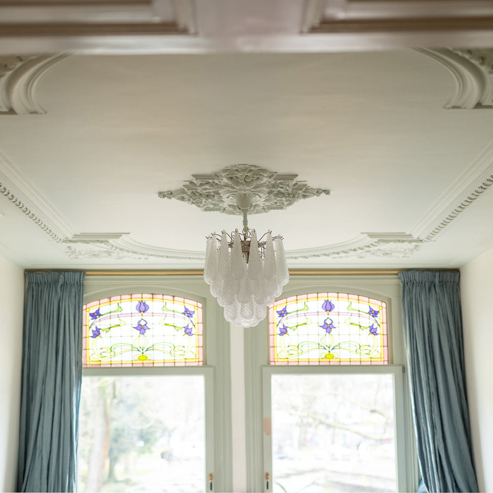 Inset Lustre Goutte Murano Métal Verre Premium - Neutralighting
