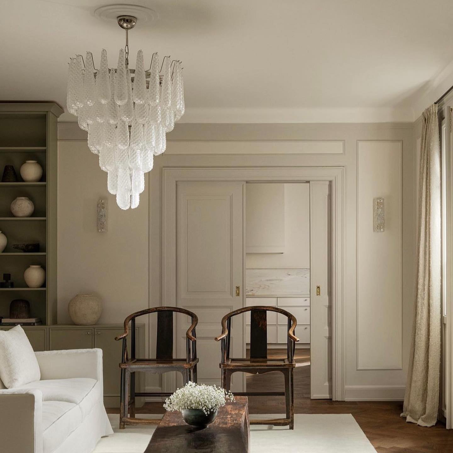 Inset Lustre Goutte Murano Métal Verre Premium - Neutralighting