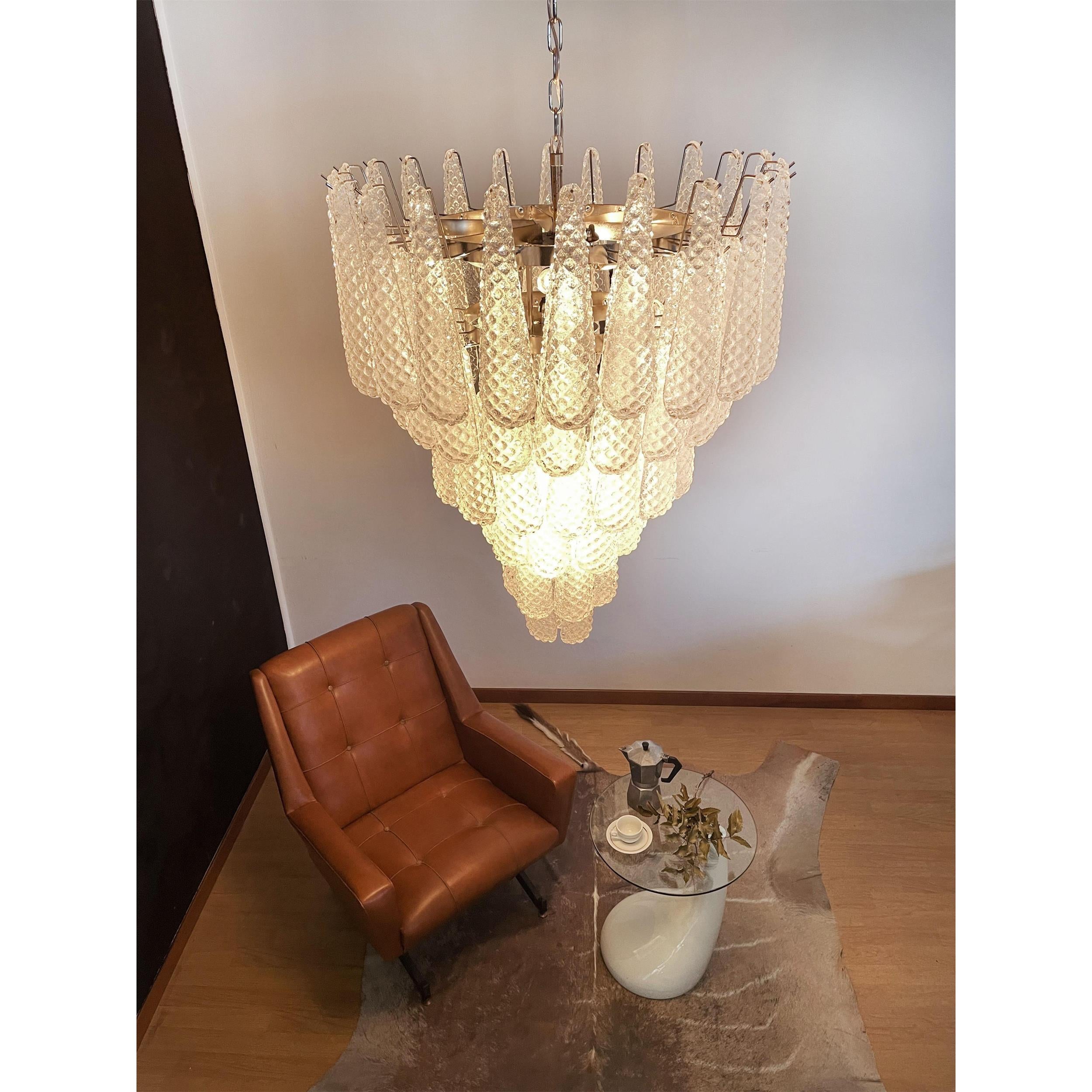 Inset Lustre Goutte Murano Métal Verre Premium - Neutralighting