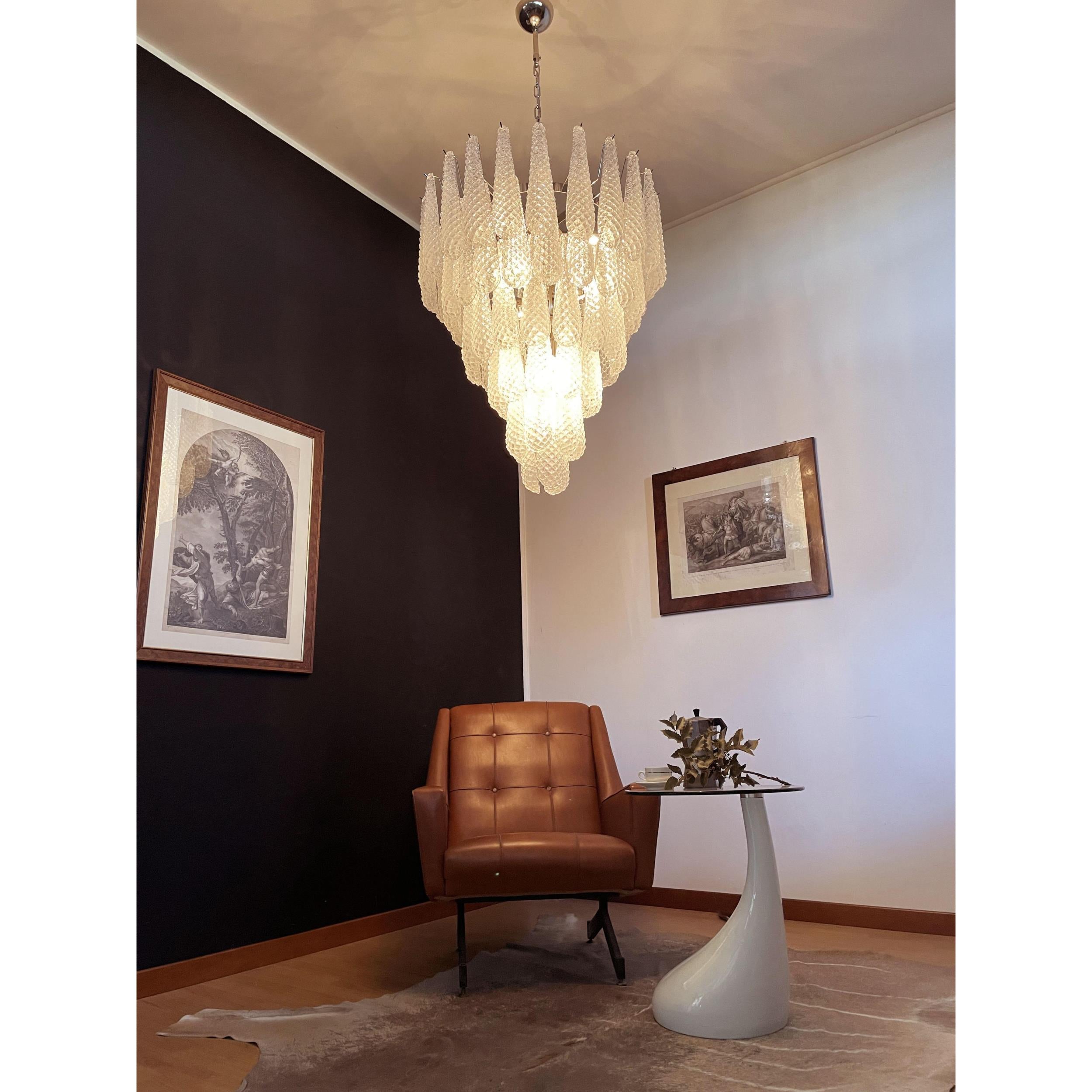 Inset Lustre Goutte Murano Métal Verre Premium - Neutralighting