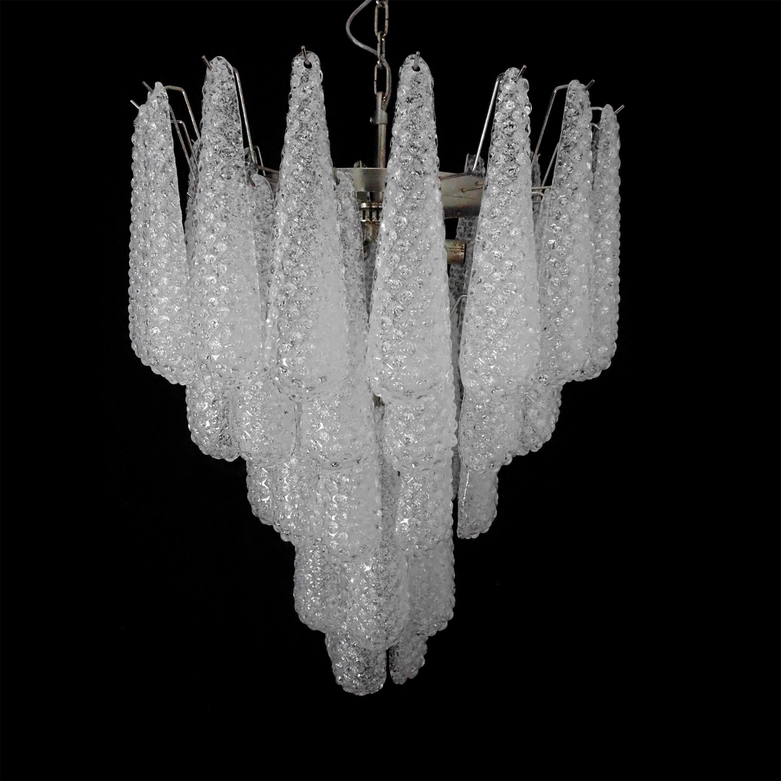 Inset Lustre Goutte Murano Métal Verre Premium - Neutralighting