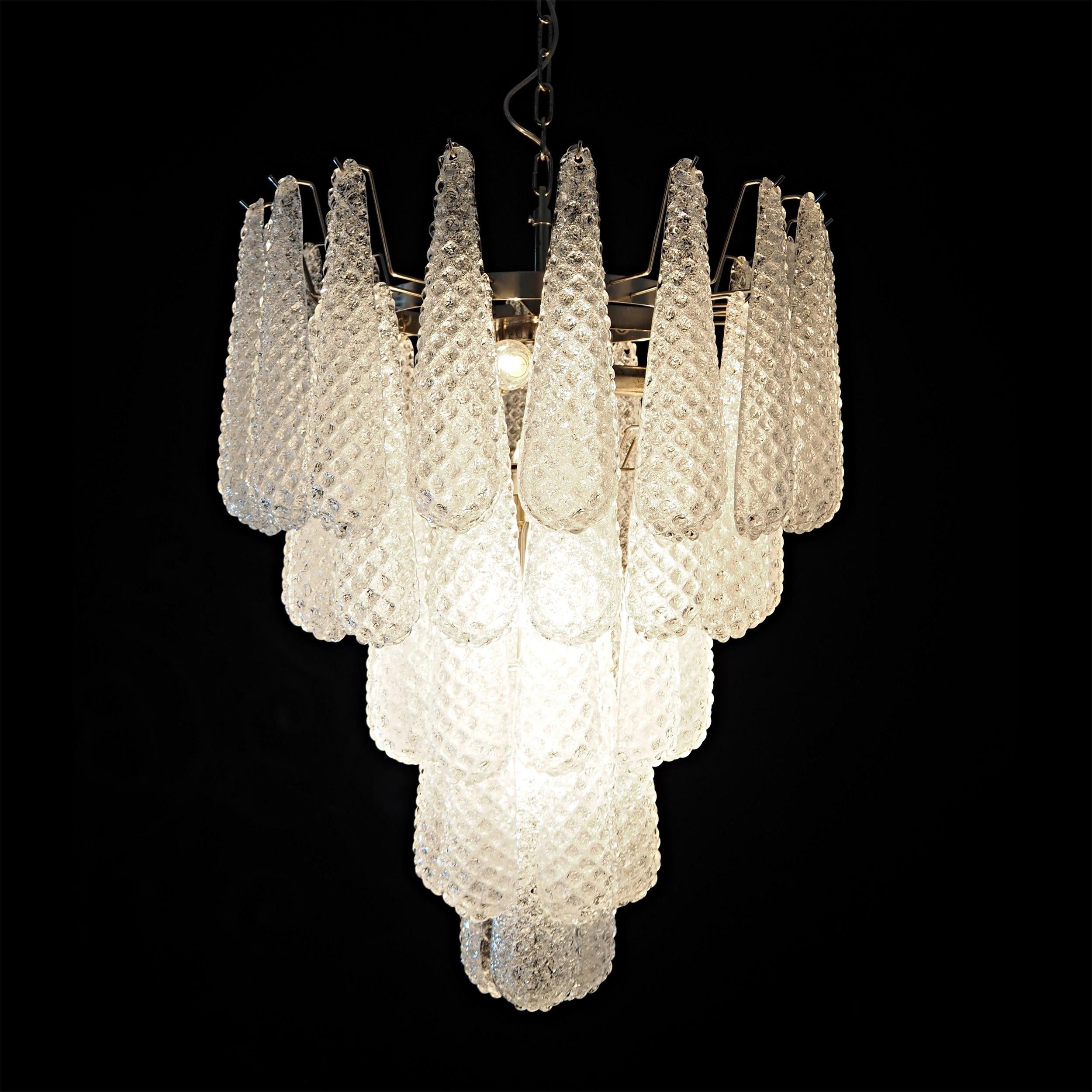 Inset Lustre Goutte Murano Métal Verre Premium - Neutralighting
