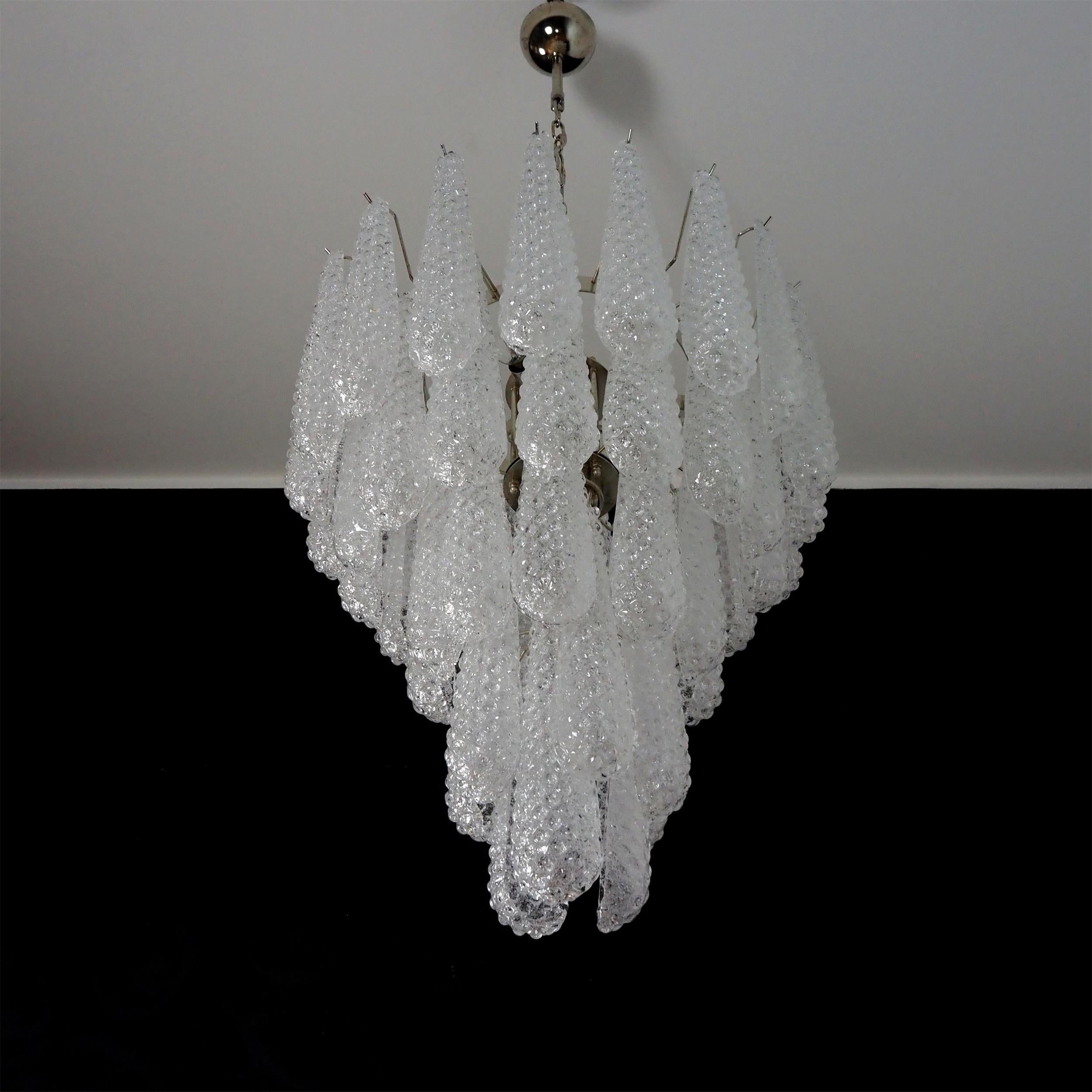 Inset Lustre Goutte Murano Métal Verre Premium - Neutralighting