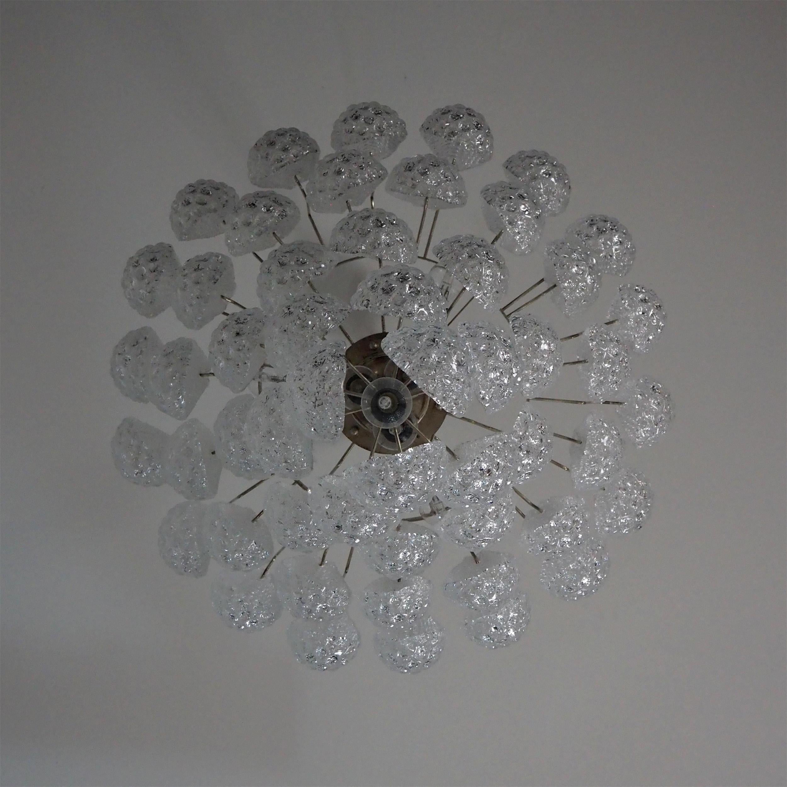 Inset Lustre Goutte Murano Métal Verre Premium - Neutralighting