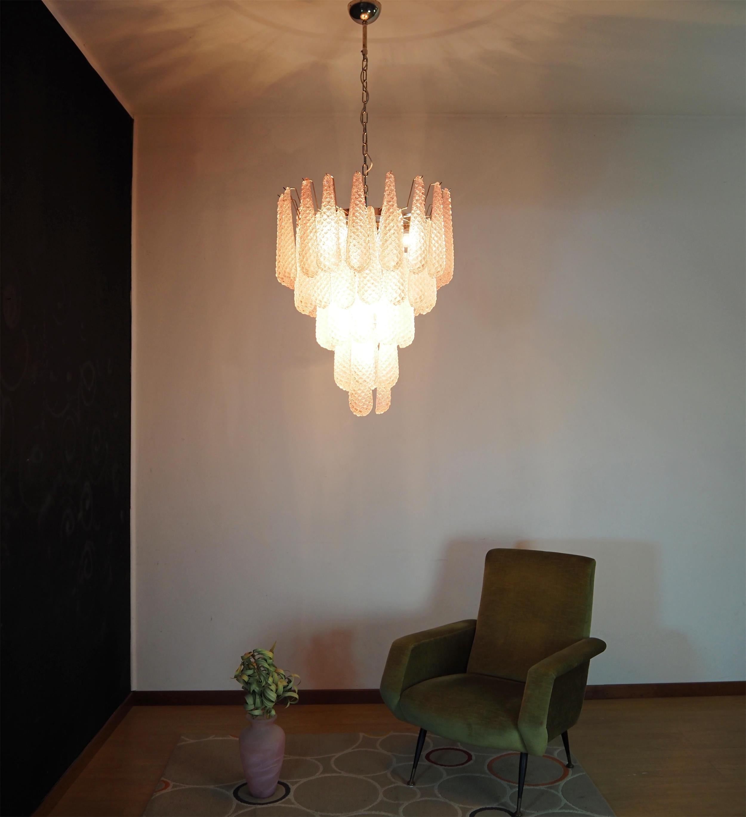 Inset Lustre Goutte Murano Métal Verre Premium - Neutralighting