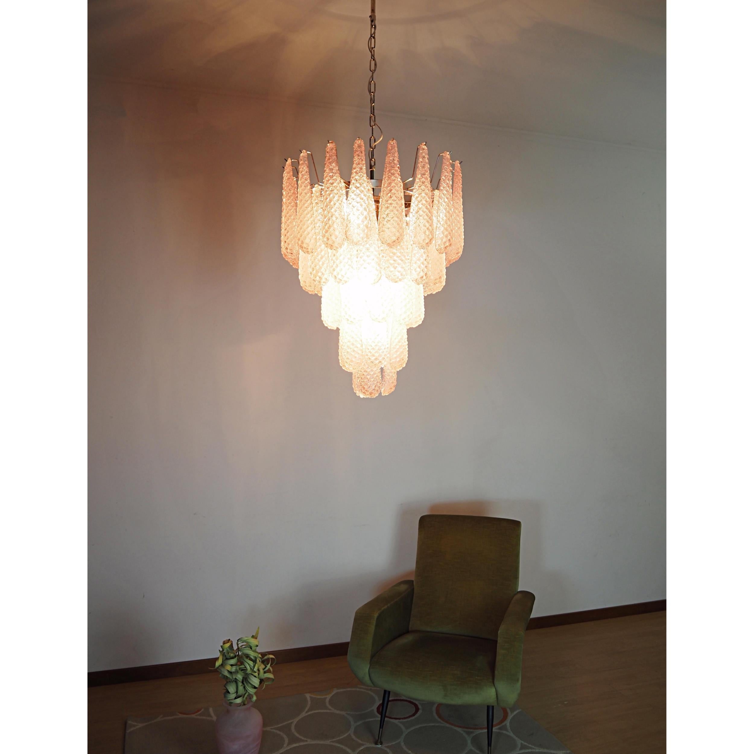 Inset Lustre Goutte Murano Métal Verre Premium - Neutralighting