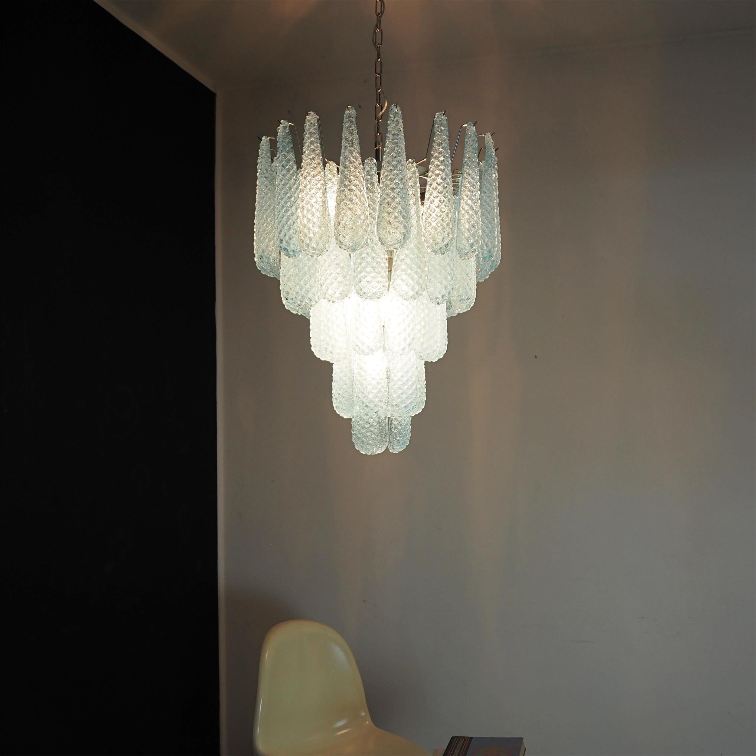 Inset Lustre Goutte Murano Métal Verre Premium - Neutralighting