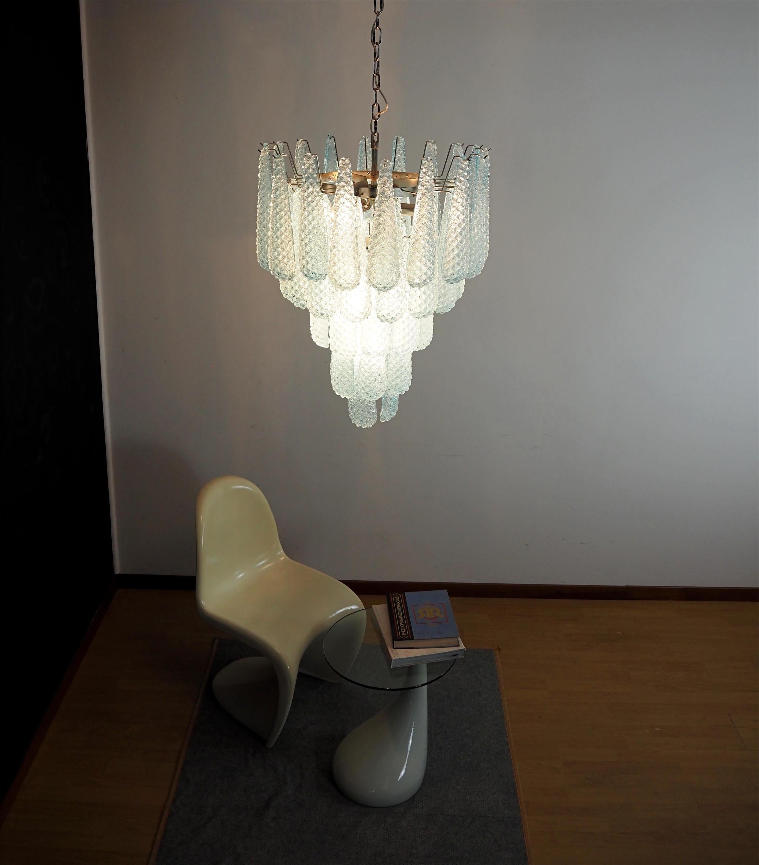 Inset Lustre Goutte Murano Métal Verre Premium - Neutralighting