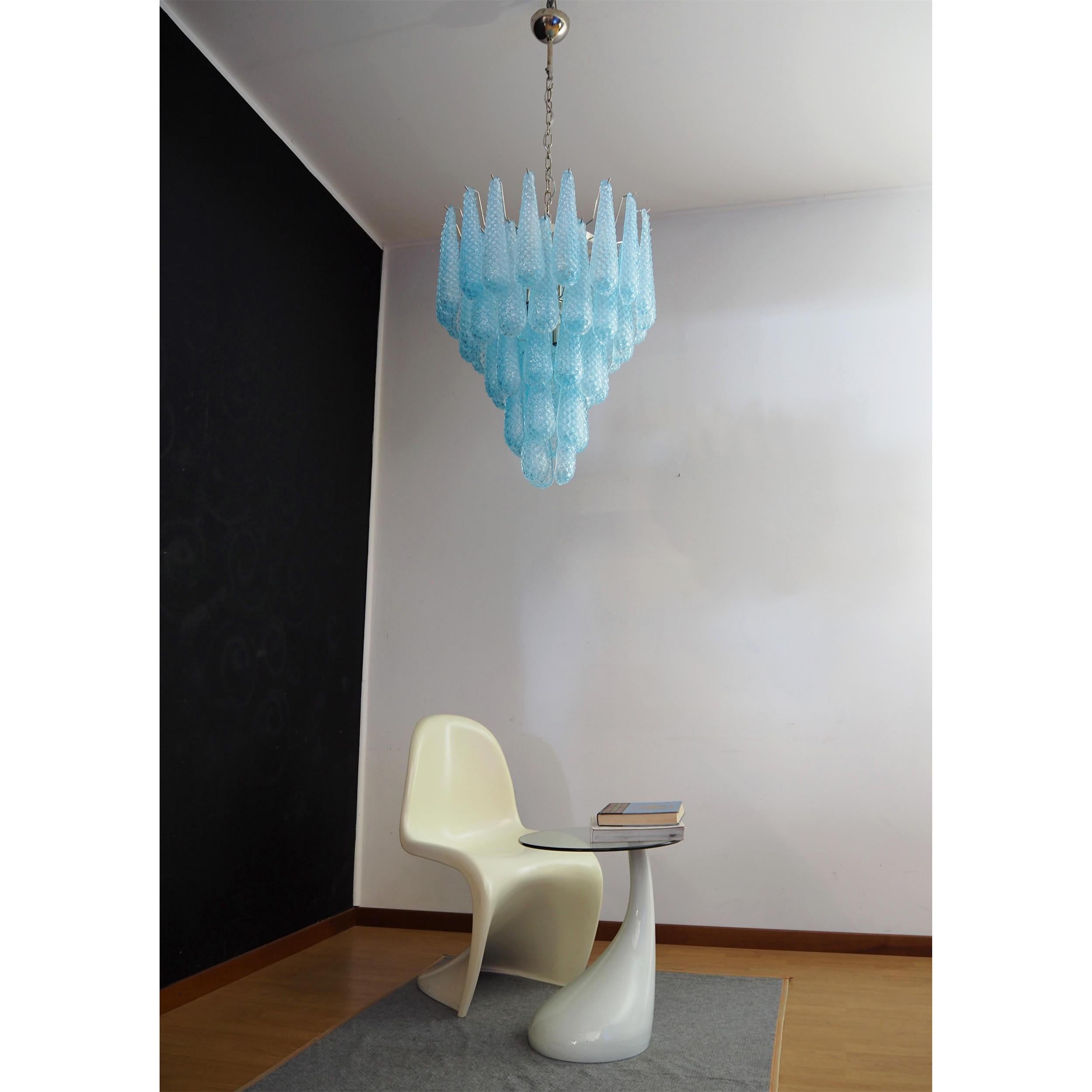 Inset Lustre Goutte Murano Métal Verre Premium - Neutralighting