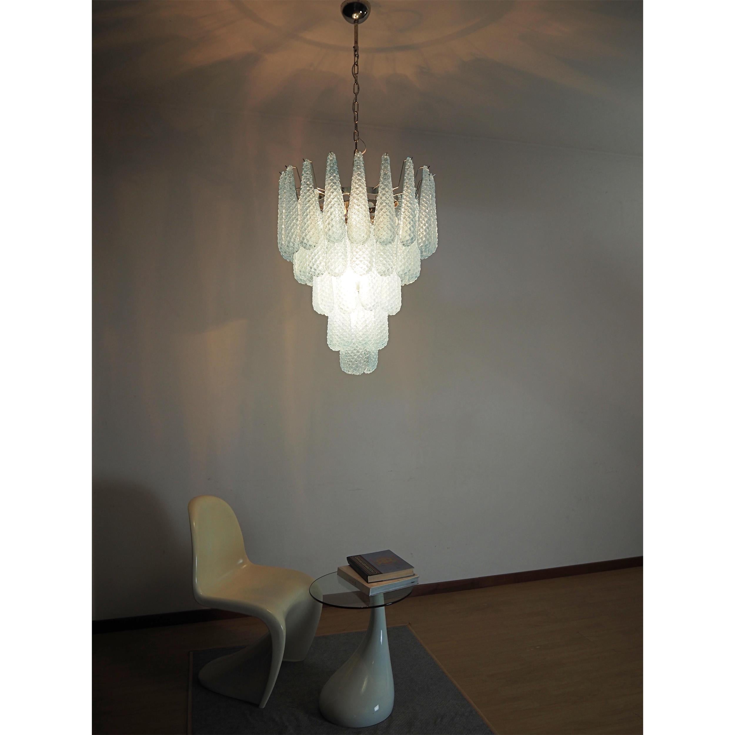 Inset Lustre Goutte Murano Métal Verre Premium - Neutralighting