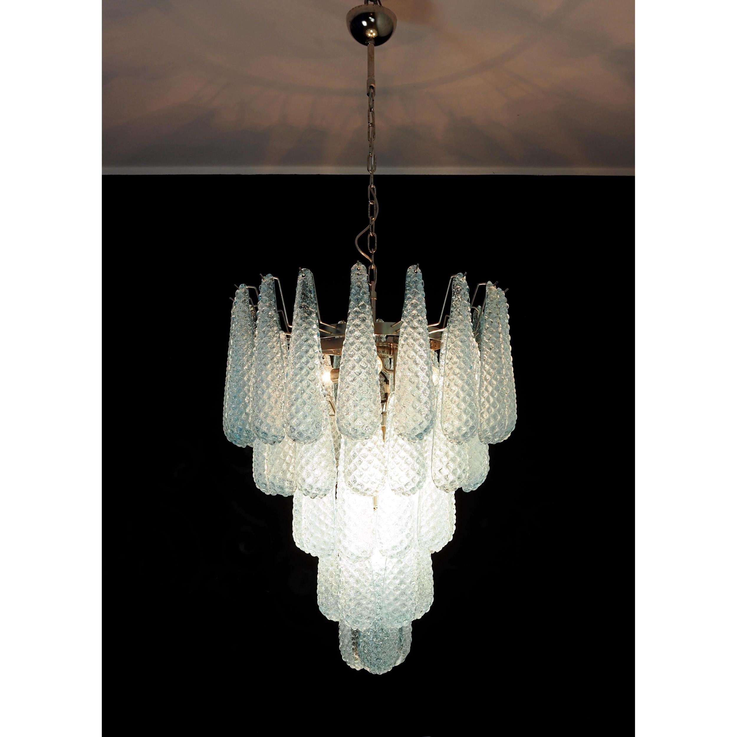 Inset Lustre Goutte Murano Métal Verre Premium - Neutralighting