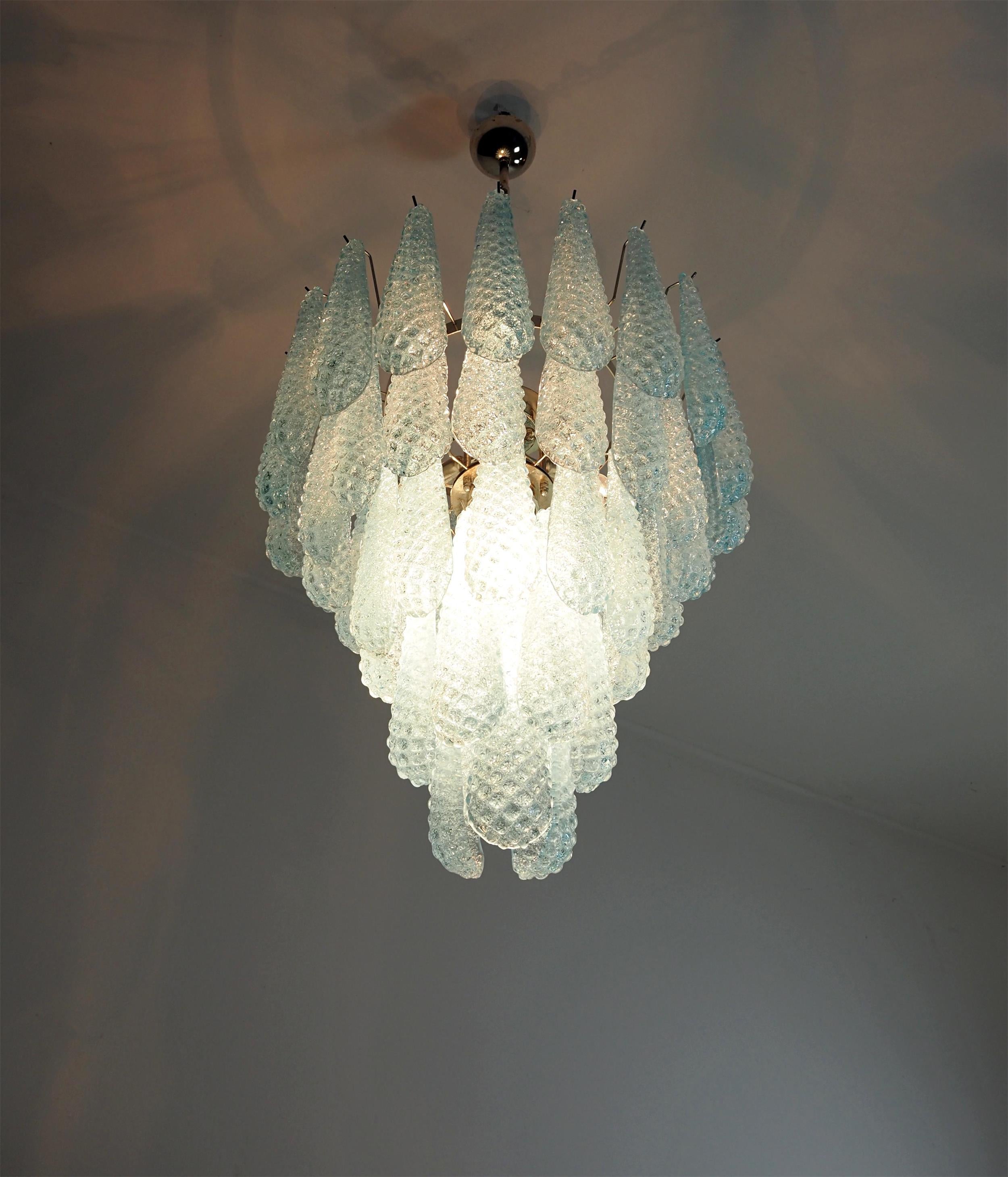 Inset Lustre Goutte Murano Métal Verre Premium - Neutralighting