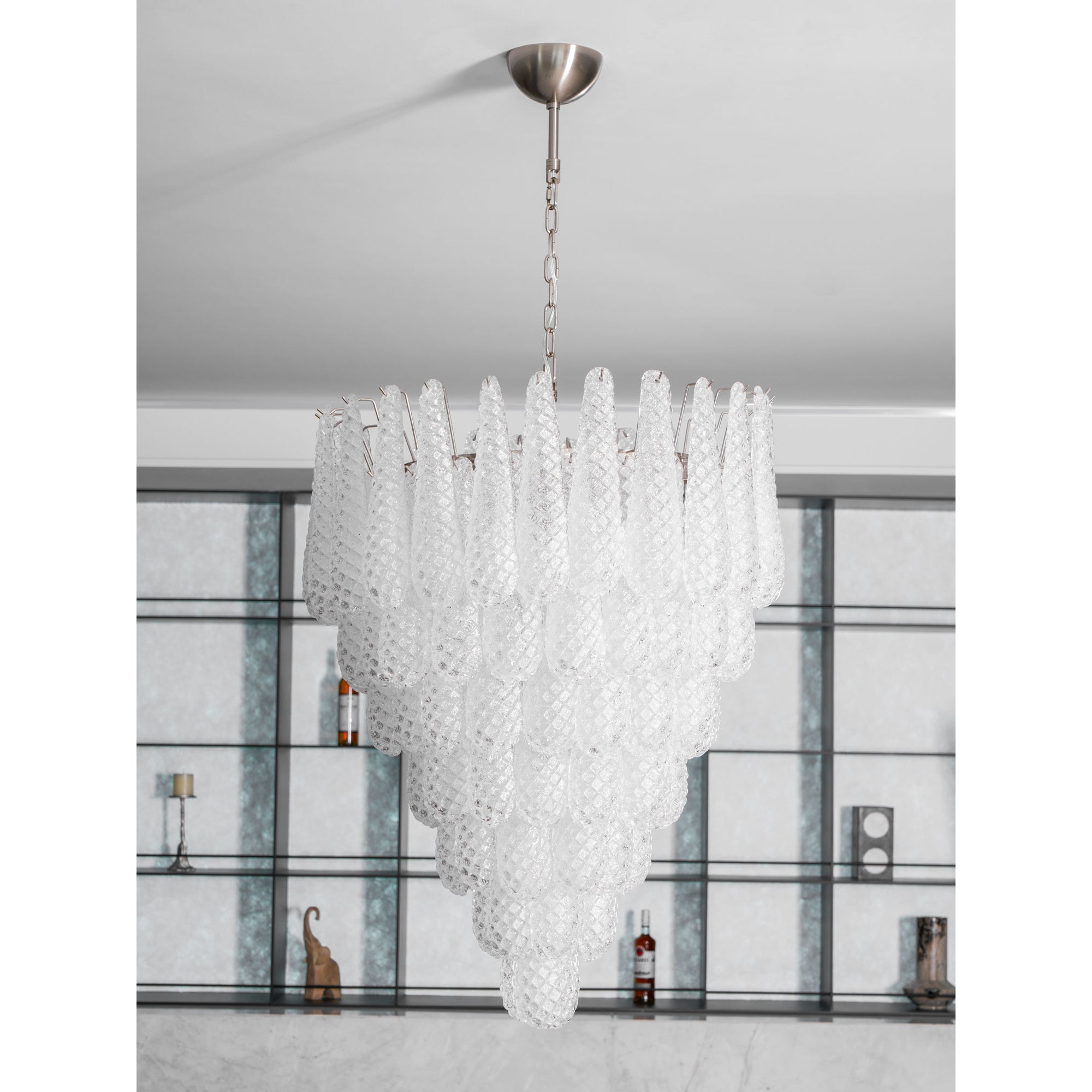 Inset Lustre Goutte Murano Métal Verre Premium - Neutralighting
