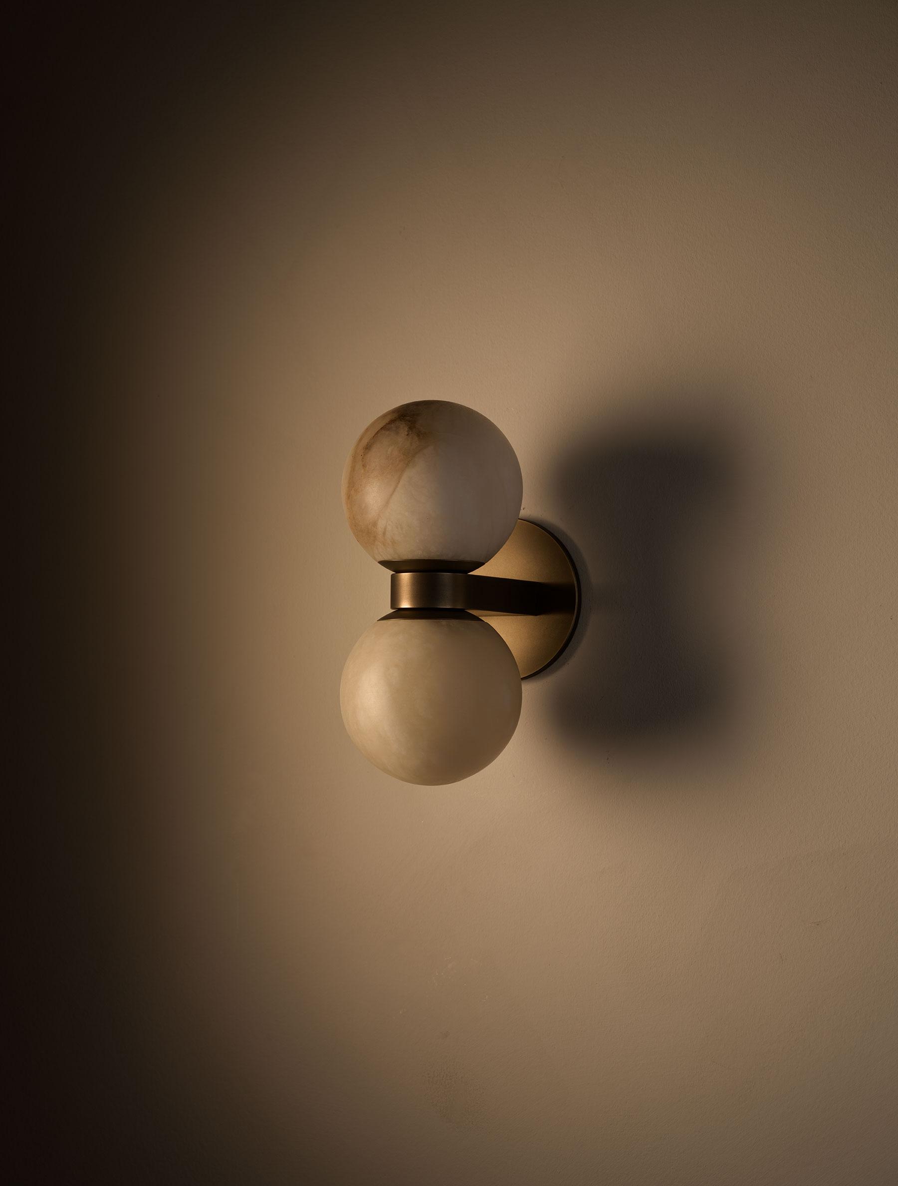 Lush Applique Murale Globe Albâtre Moderne - Neutralighting