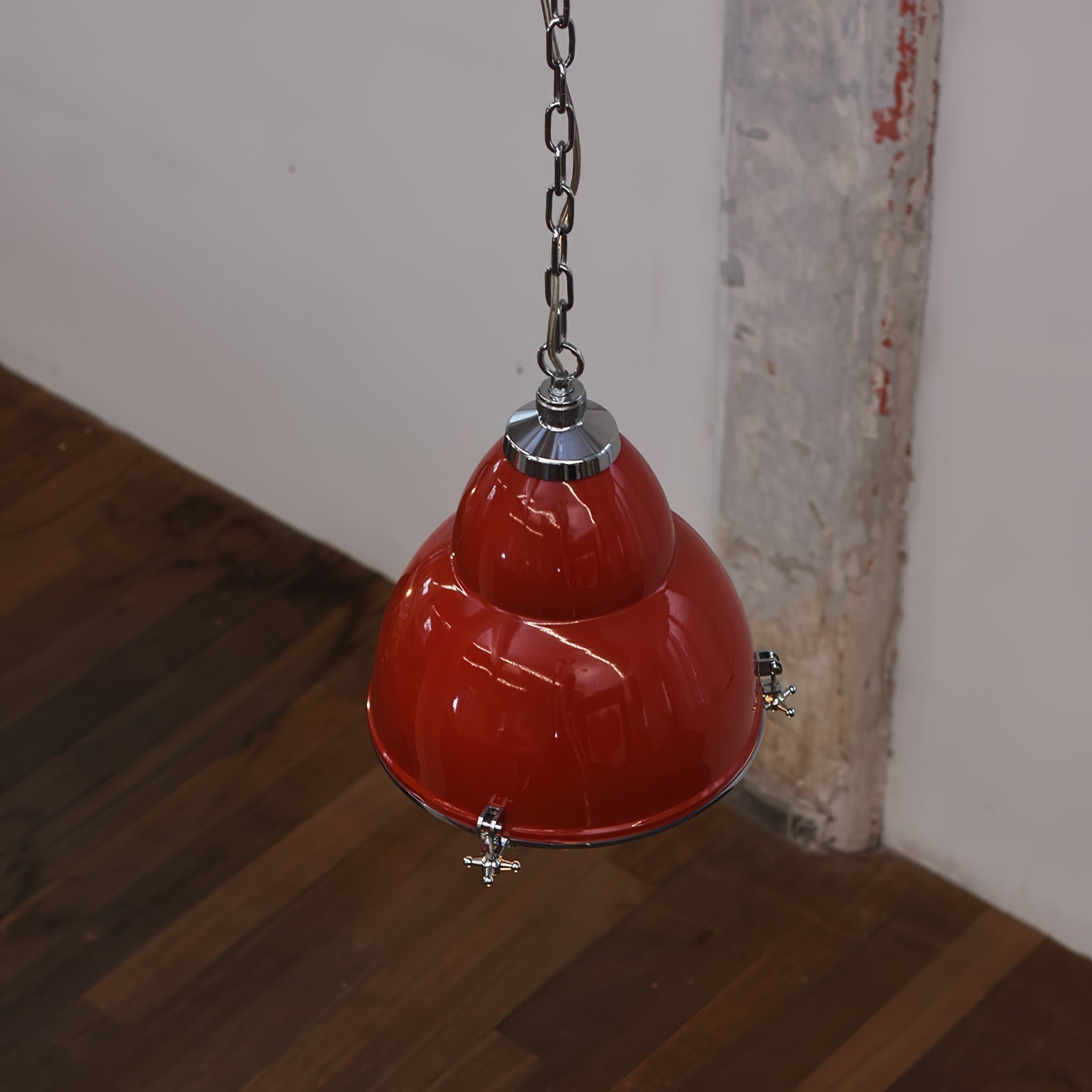 Dunlop Modern Minimalist Red Metal Pendant Lamp - Lamp Copper