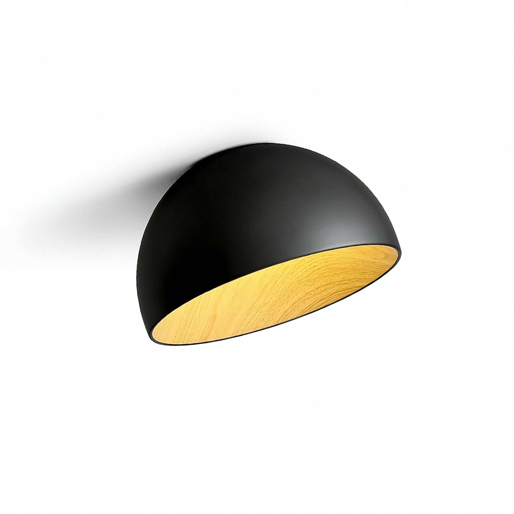 Ceiling Lamp Dome Wood Interior Warm Modern Minimalist - Letslighting