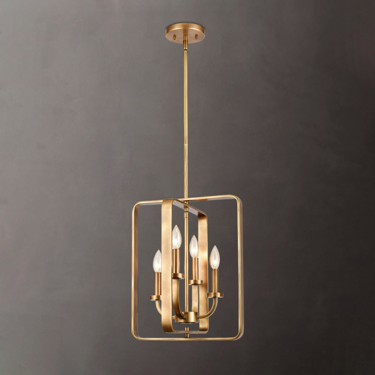 Shade Suspension Métal Laiton Vintage Industrielle - Neutralighting