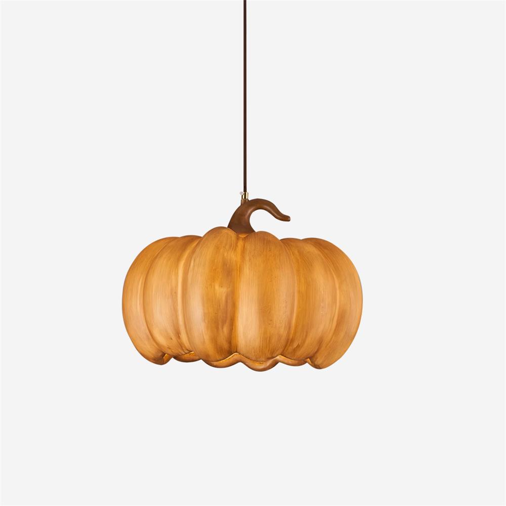 Duzy Pumpkin Pendant Lamp Resin Vintage Japanese - Letslighting