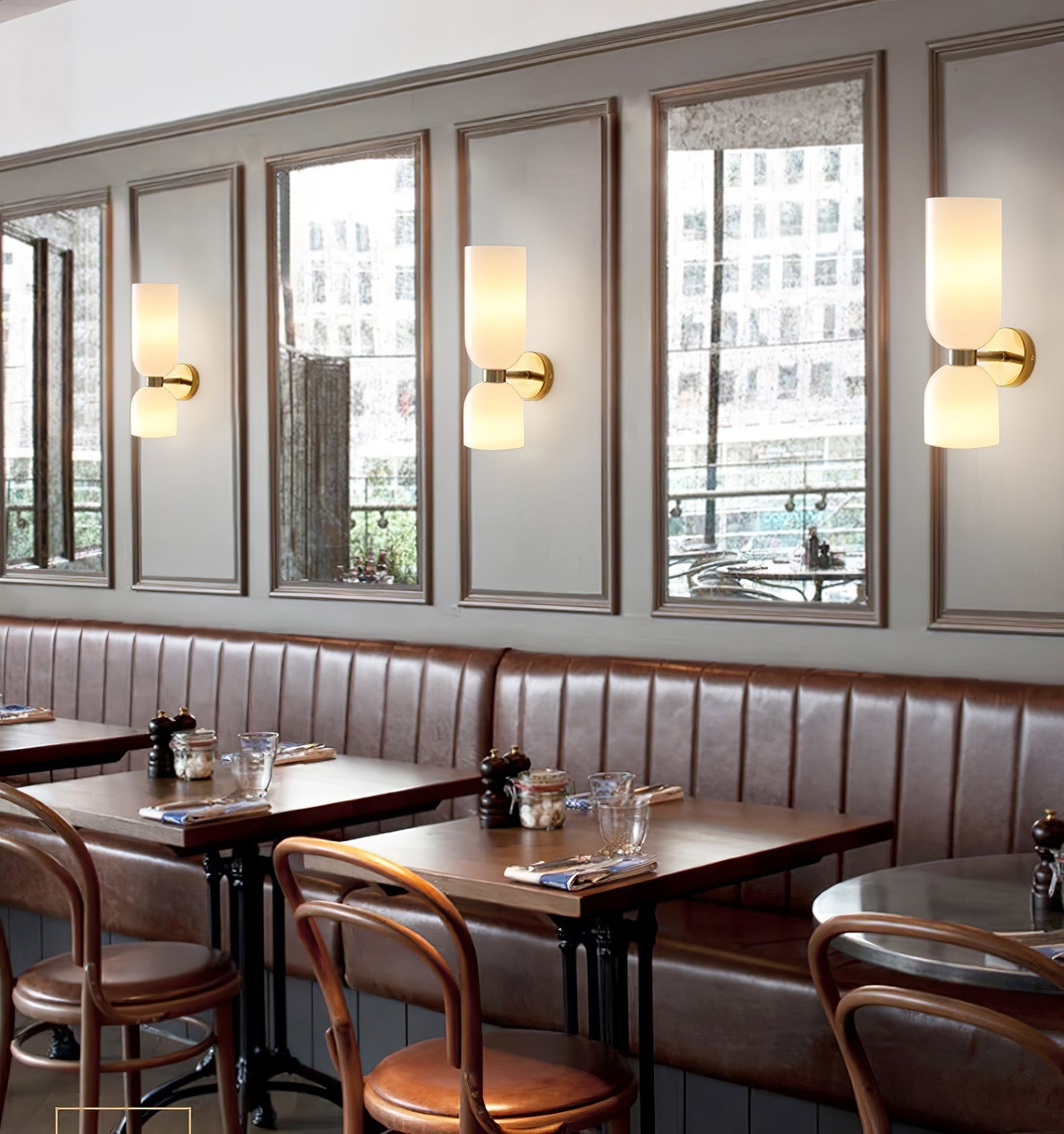 Lylaearis Nordic Art Plug-In Glass Wall Lamp - Neutralighting