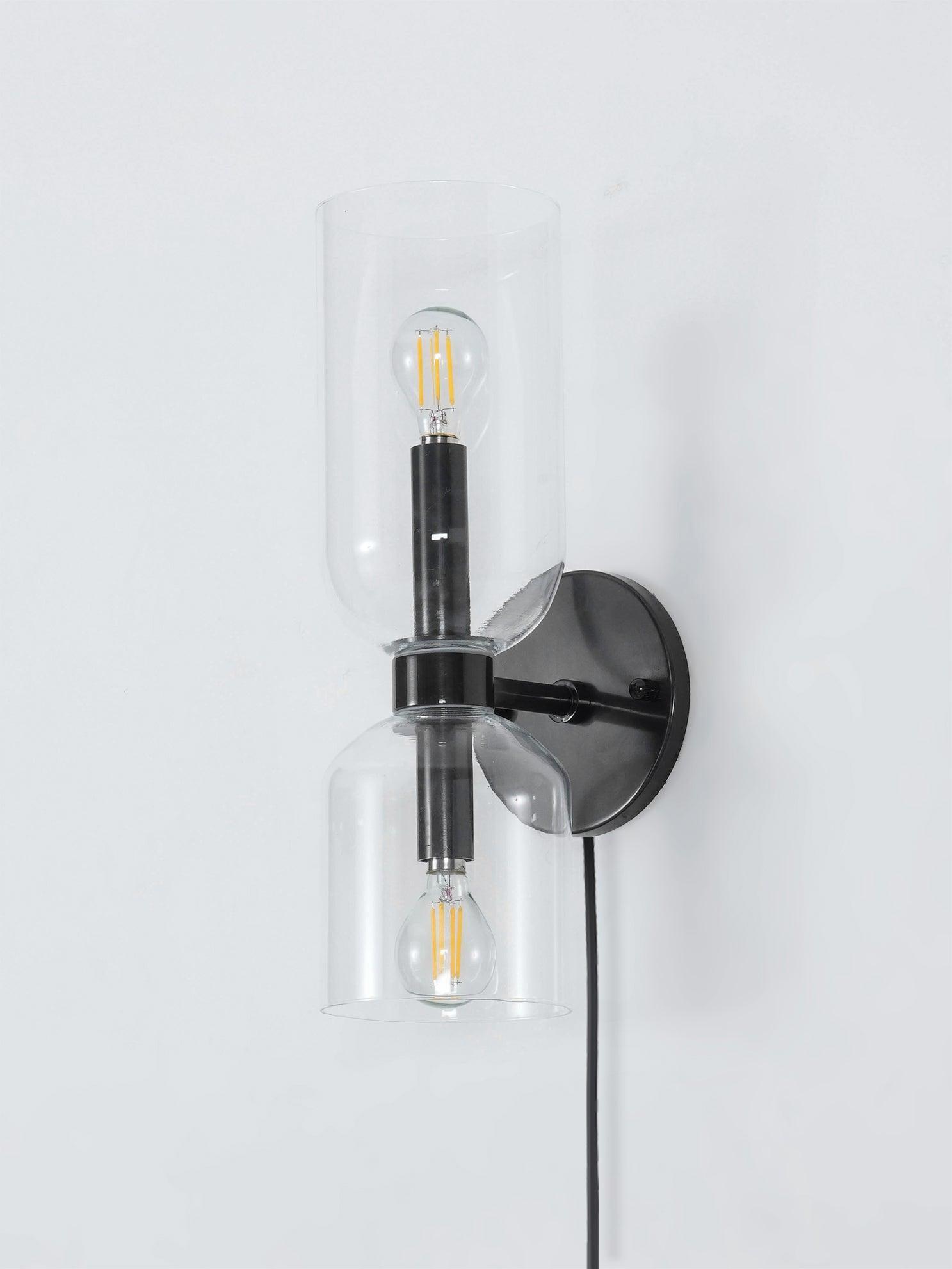 Lylaearis Nordic Art Plug-In Glass Wall Lamp - Neutralighting