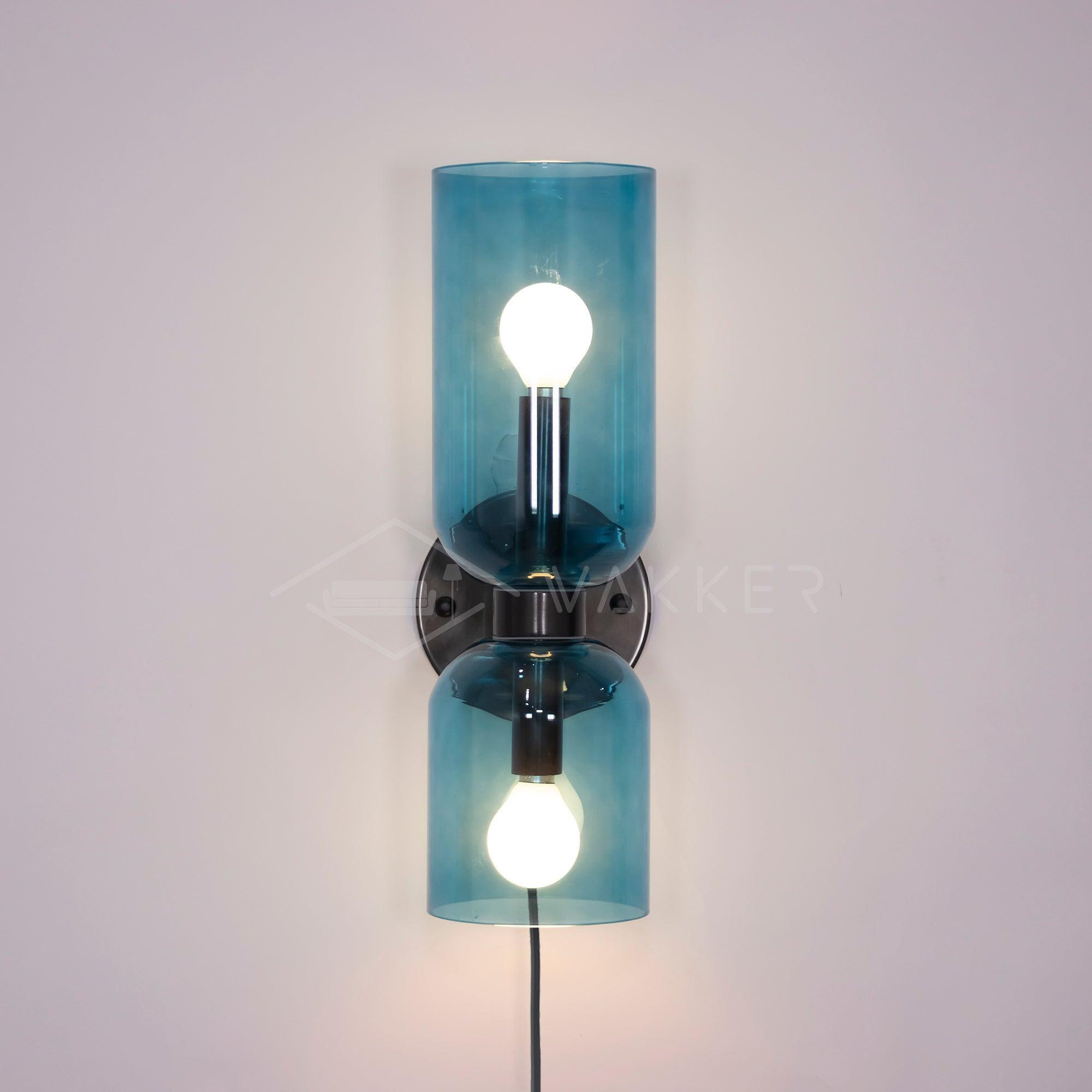 Lylaearis Nordic Art Plug-In Glass Wall Lamp - Neutralighting