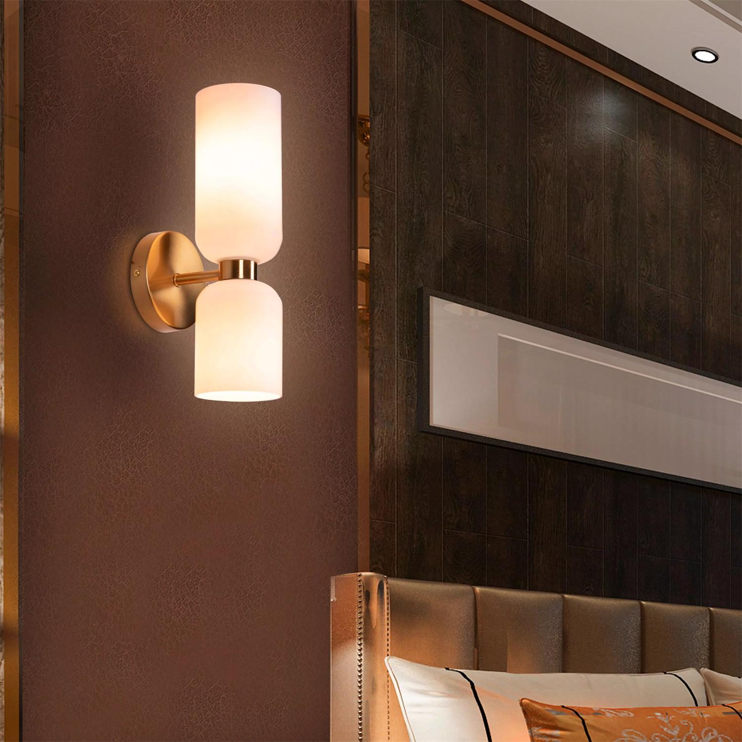 Chime Applique Murale Laiton Verre Moderne - Neutralighting