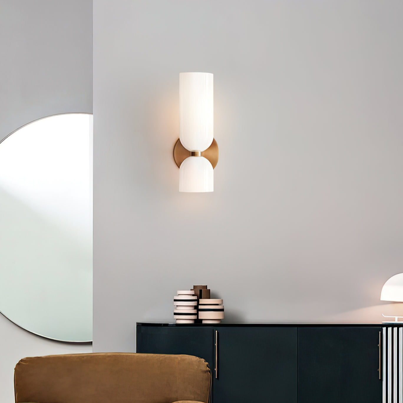 Chime Applique Murale Laiton Verre Moderne - Neutralighting