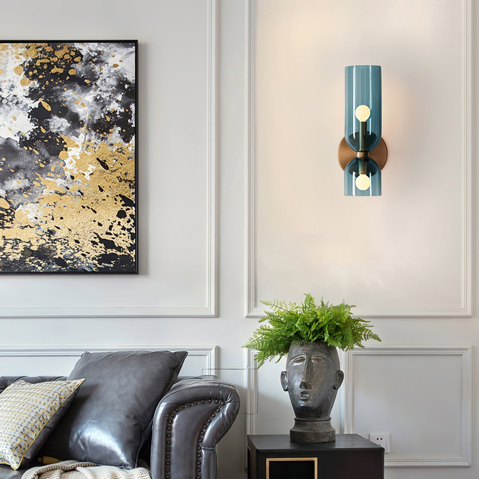 Chime Applique Murale Laiton Verre Moderne - Neutralighting