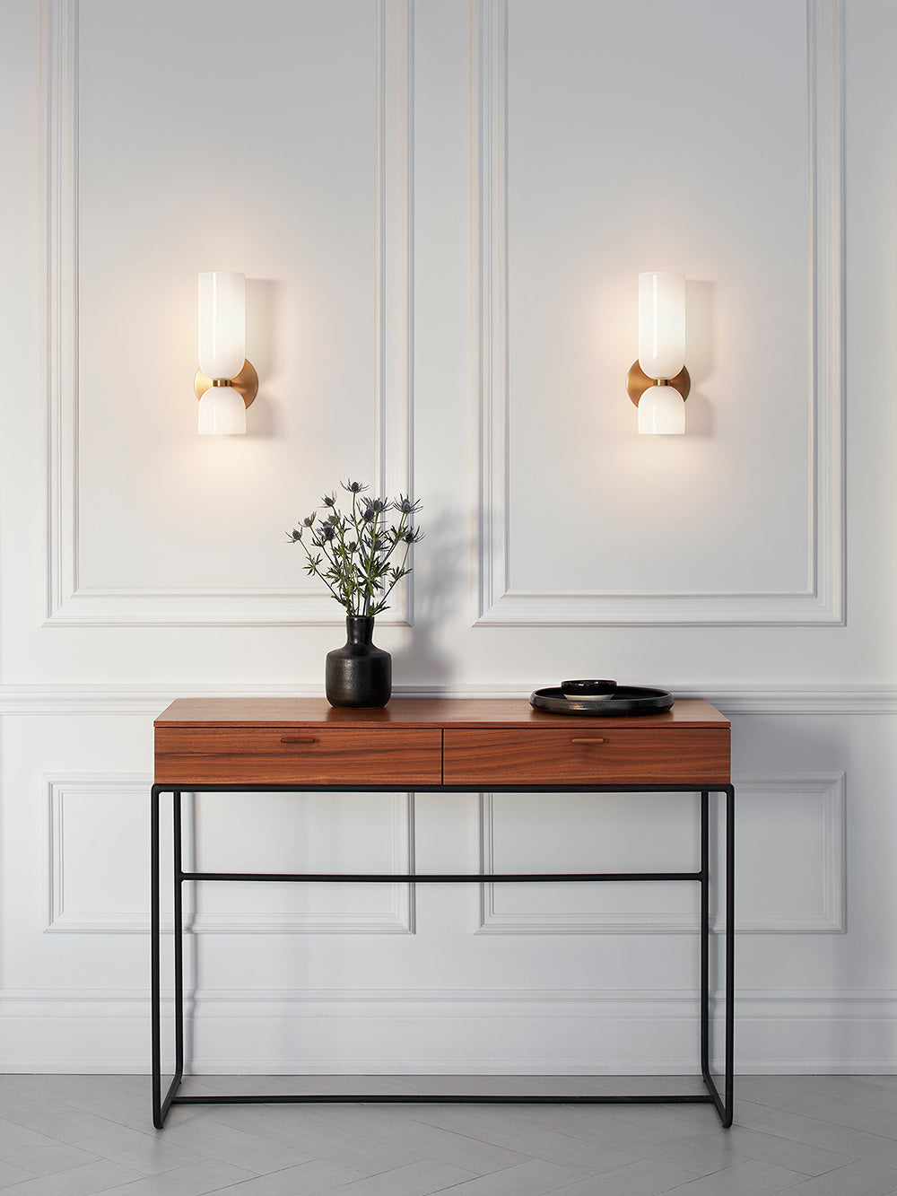 Chime Applique Murale Laiton Verre Moderne - Neutralighting