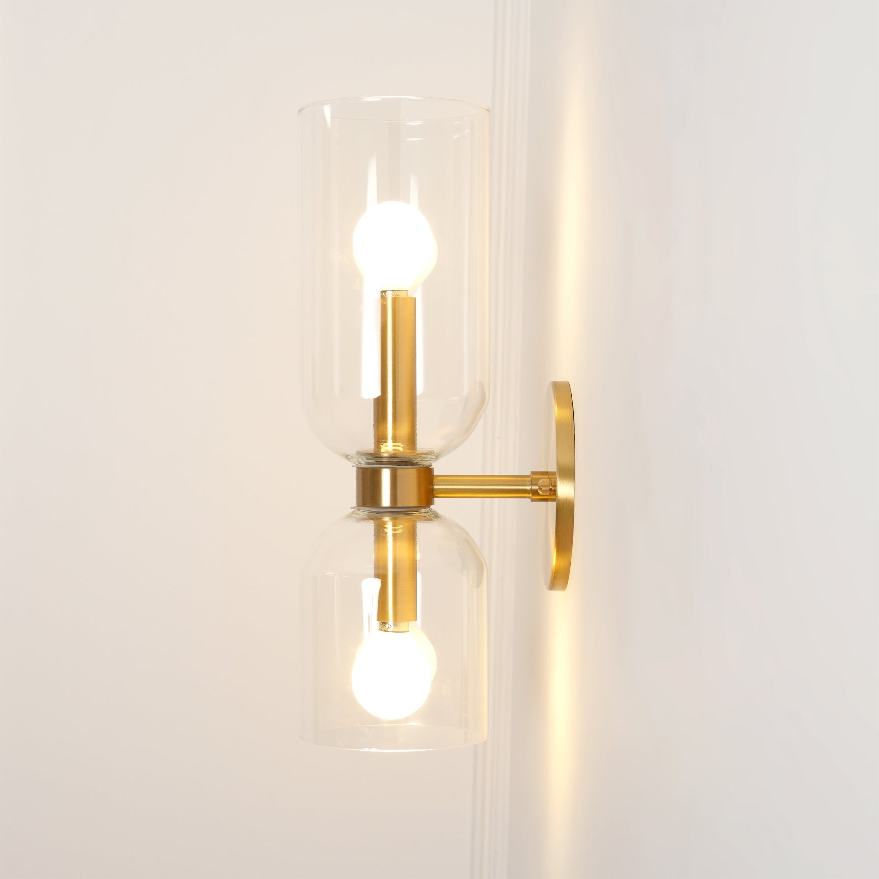 Lylaearis Nordic Art Plug-In Glass Wall Lamp - Neutralighting