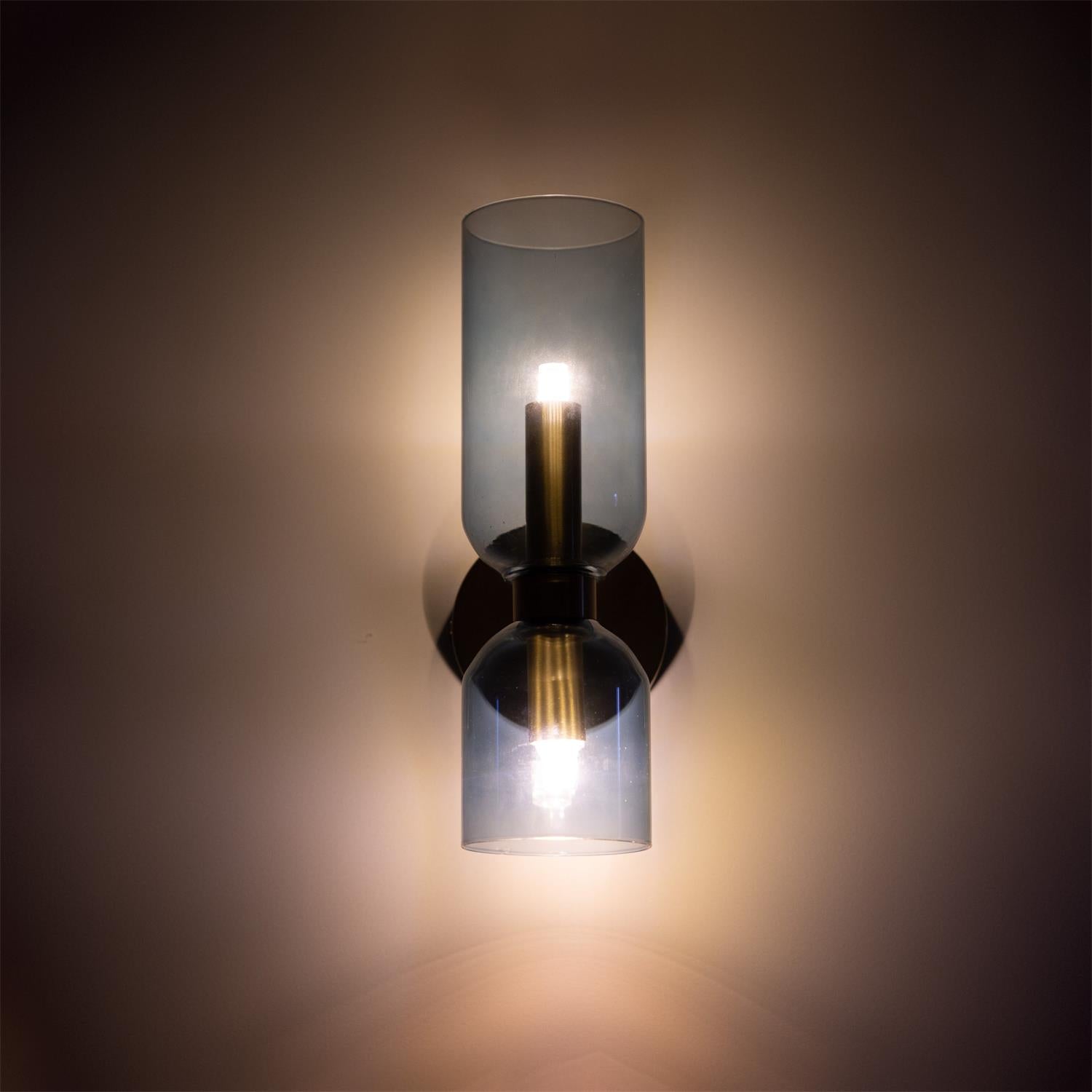 Chime Applique Murale Laiton Verre Moderne - Neutralighting
