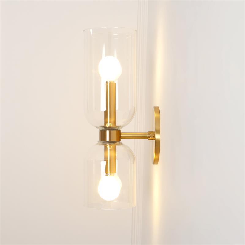 Chime Applique Murale Laiton Verre Moderne - Neutralighting