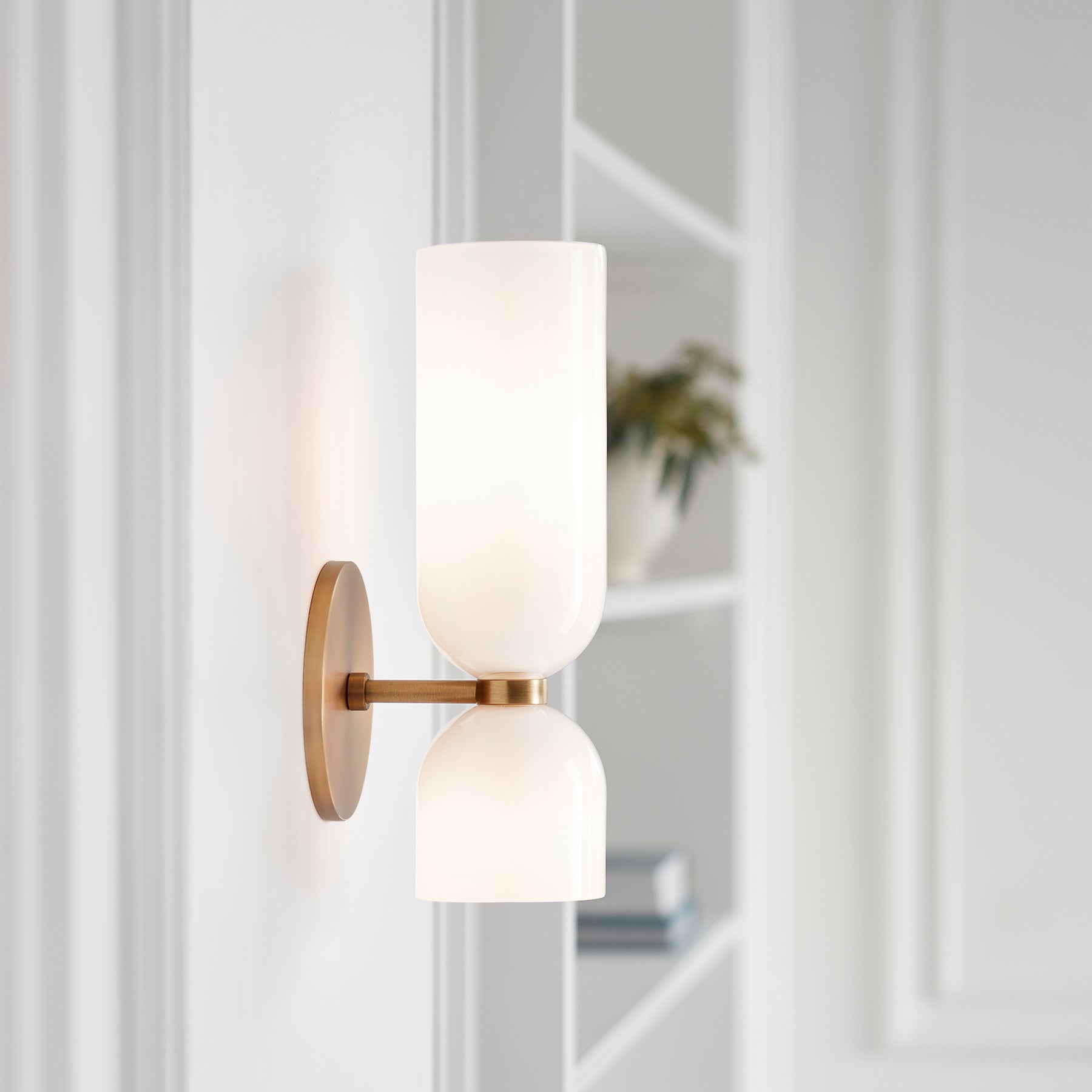 Chime Applique Murale Laiton Verre Moderne - Neutralighting