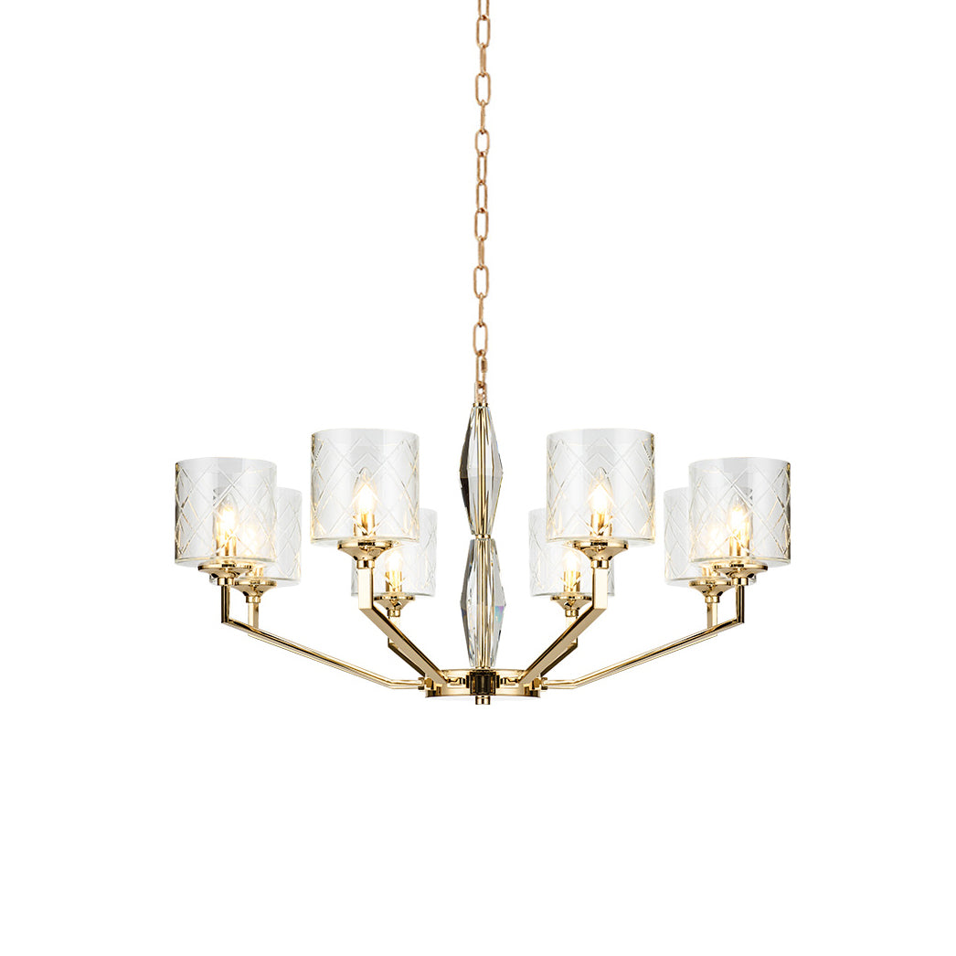 Dew Lustre Laiton Verre Luxe Postmoderne - Neutralighting